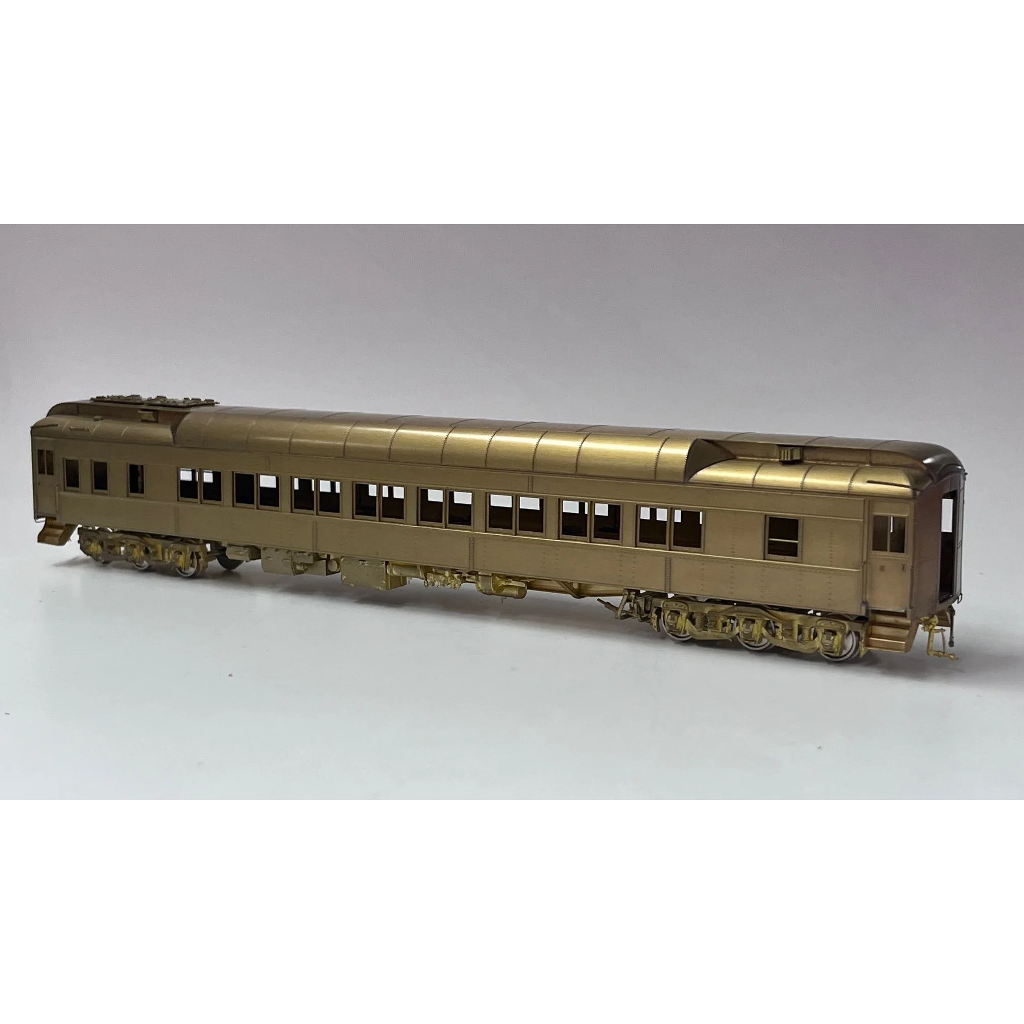 Coach Yard Brass HO Scale Santa Fe 16-Section Heavyweight Sleeper Car — photo 3