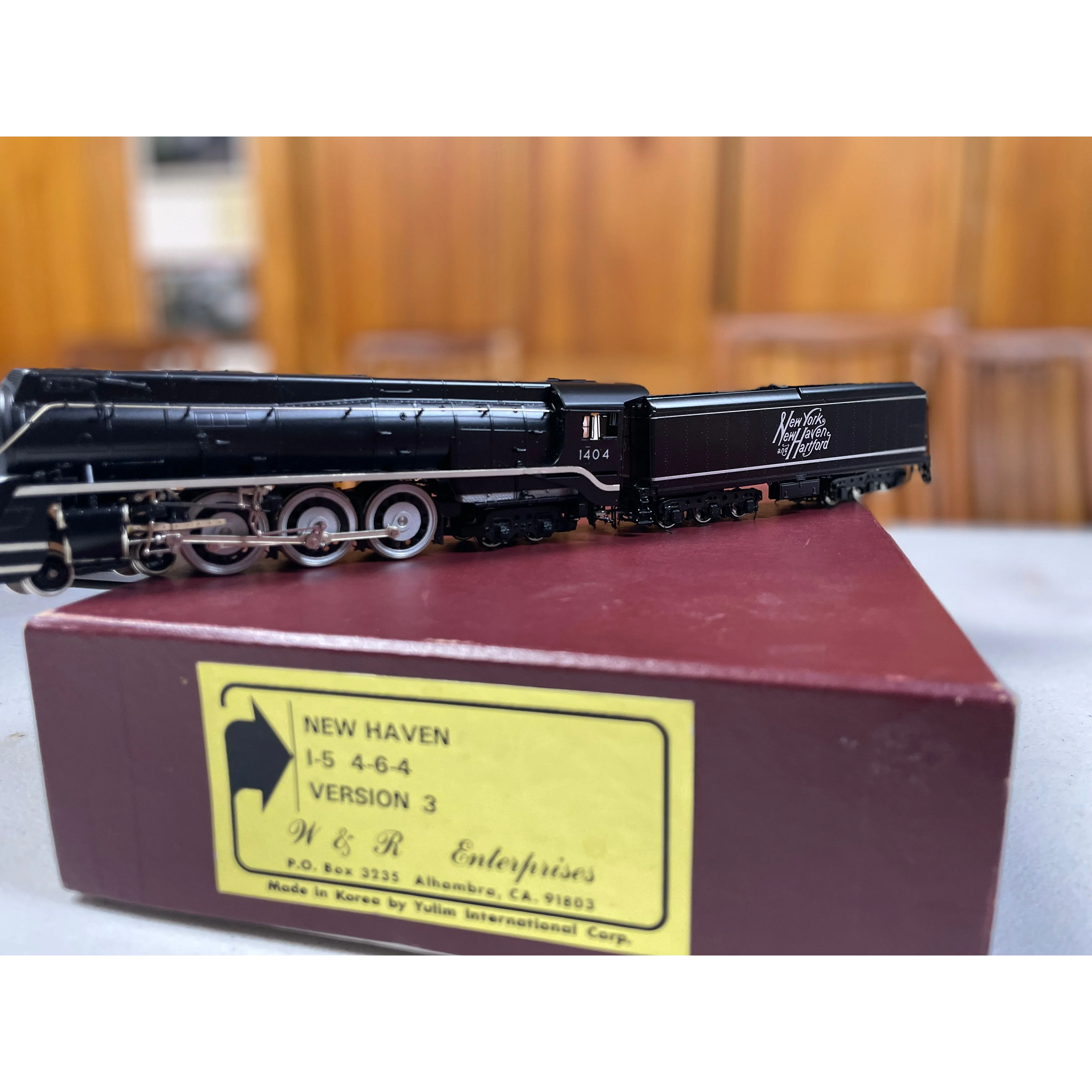 HO Brass W&R Enterprises NEW HAVEN i5 Version 3 Steam Loco #1404 DC operated LNIB — photo 9