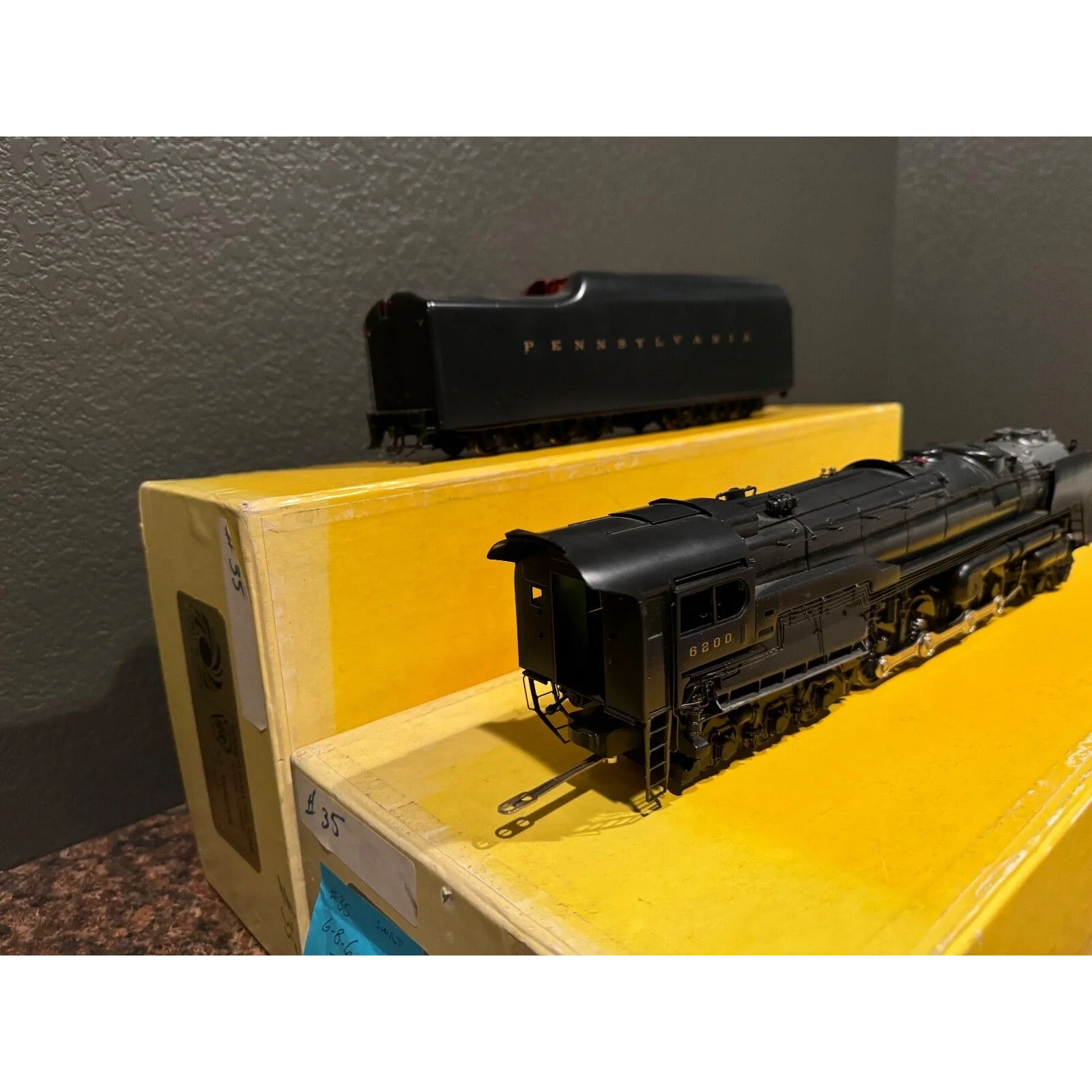 Sunset Models O Scale 2 Rail Brass Pennsylvania S-2 6-8-6 Turbine RARE SAMHONGSA — photo 6