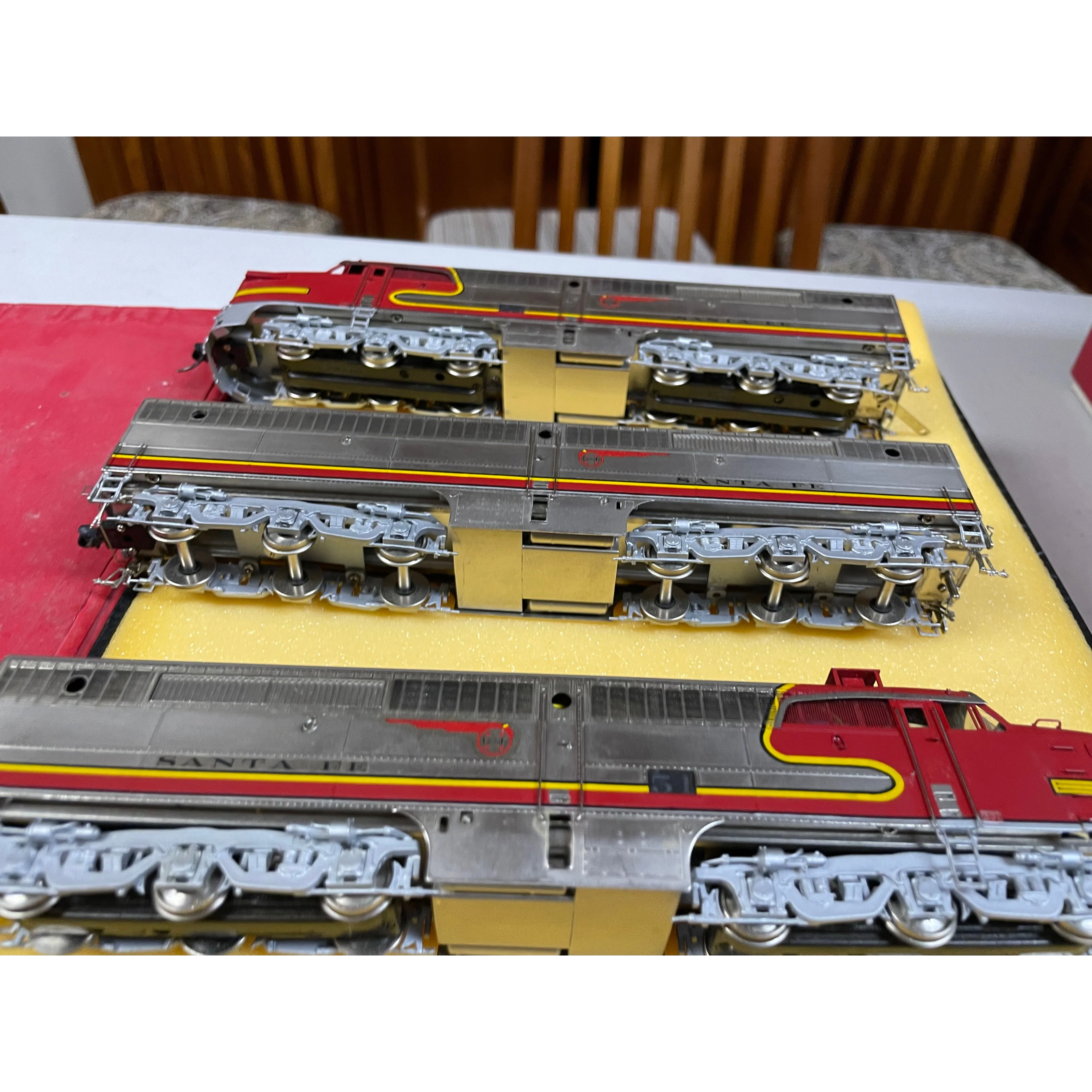 HO BRASS KEY IMPORTS SANTA FE ALCO PA-1/2 PB-1/2 PA-1/2 DIESEL SET LNIB BEAUTIFUL — photo 6