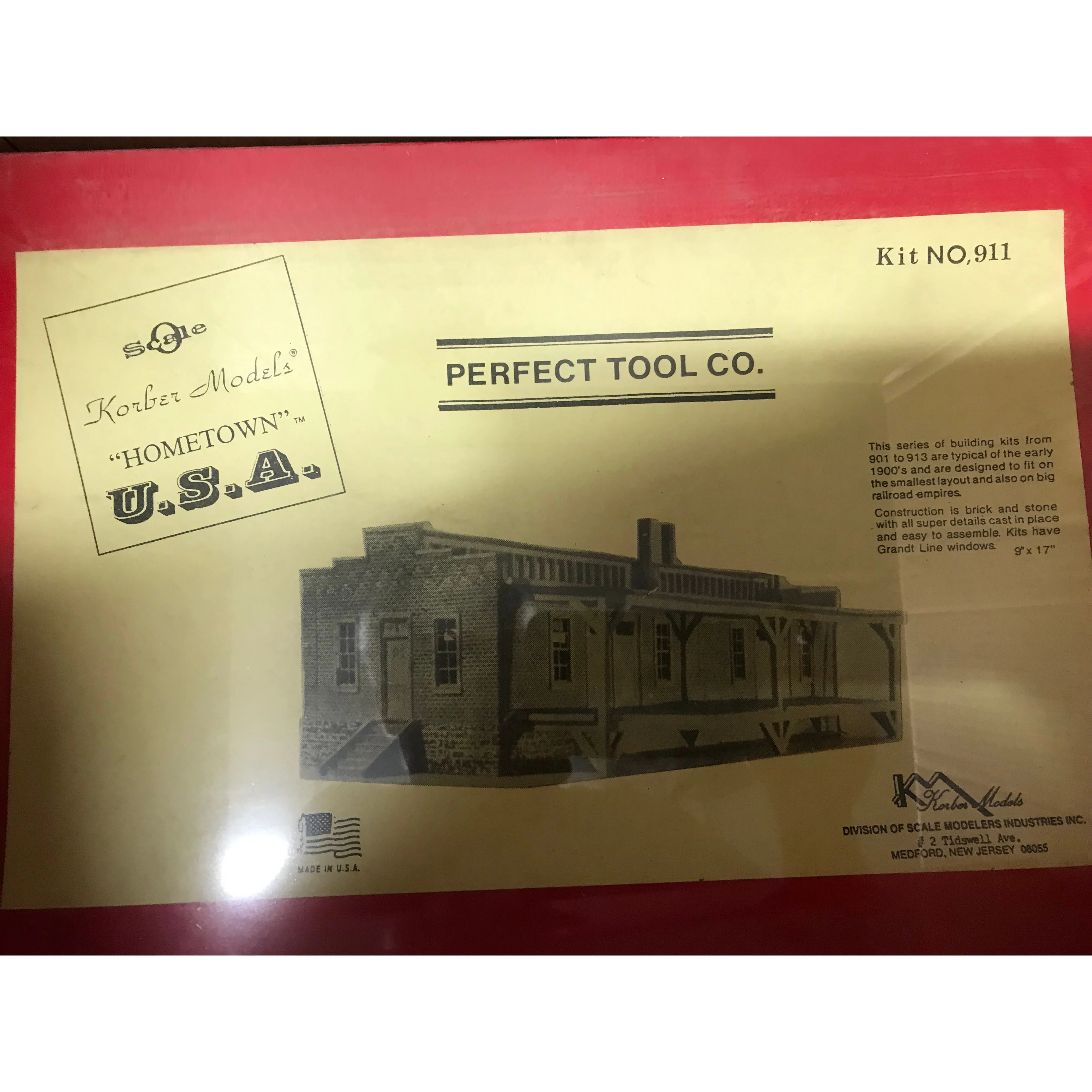 O Gauge Korber Models Hometown U.S.A. Perfect Tool Co. Kit No. 911 - Image 1