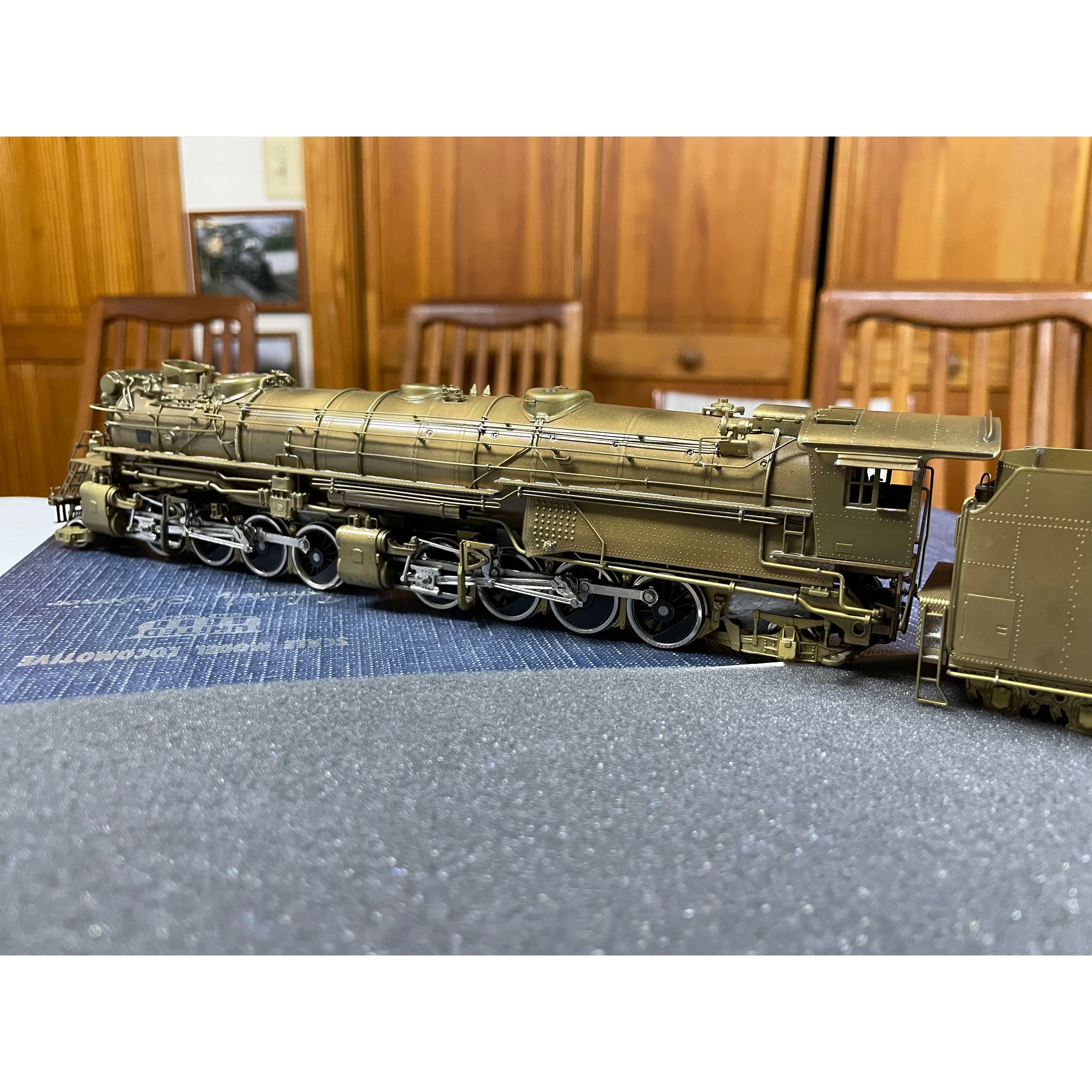 United Scale Models D&RGW L-131 Brass 2-8-8-2 Steam Loco Pacific Fast Mail 1/87 LNIB — photo 4