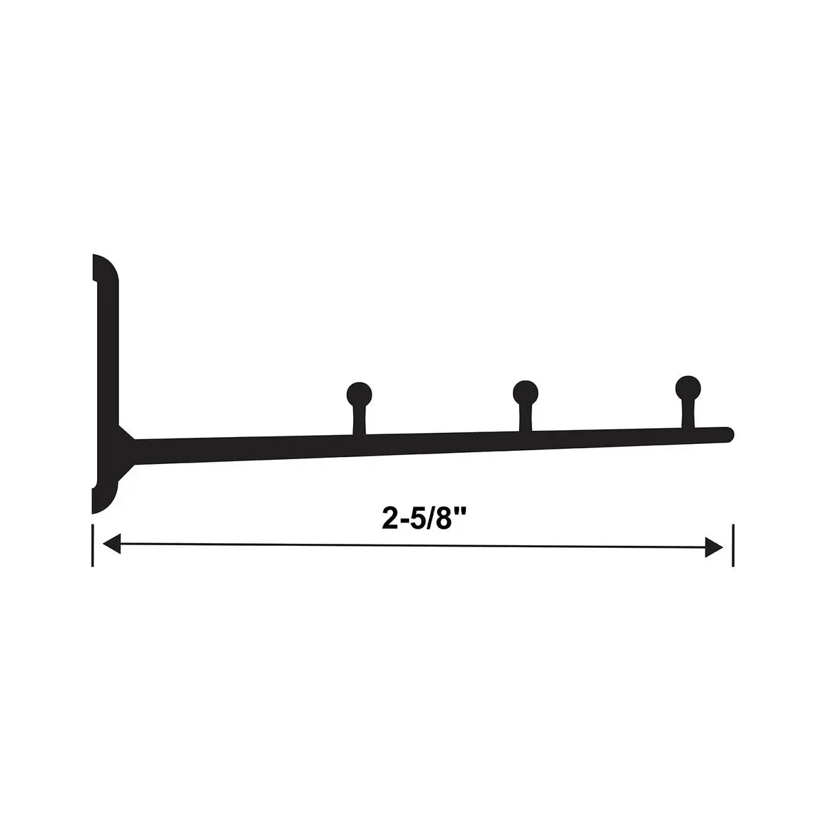 10X Glenn Snyder Display Systems - O Gauge Shelf 6-Foot x 2-5/8", Satin Finish - Image 3