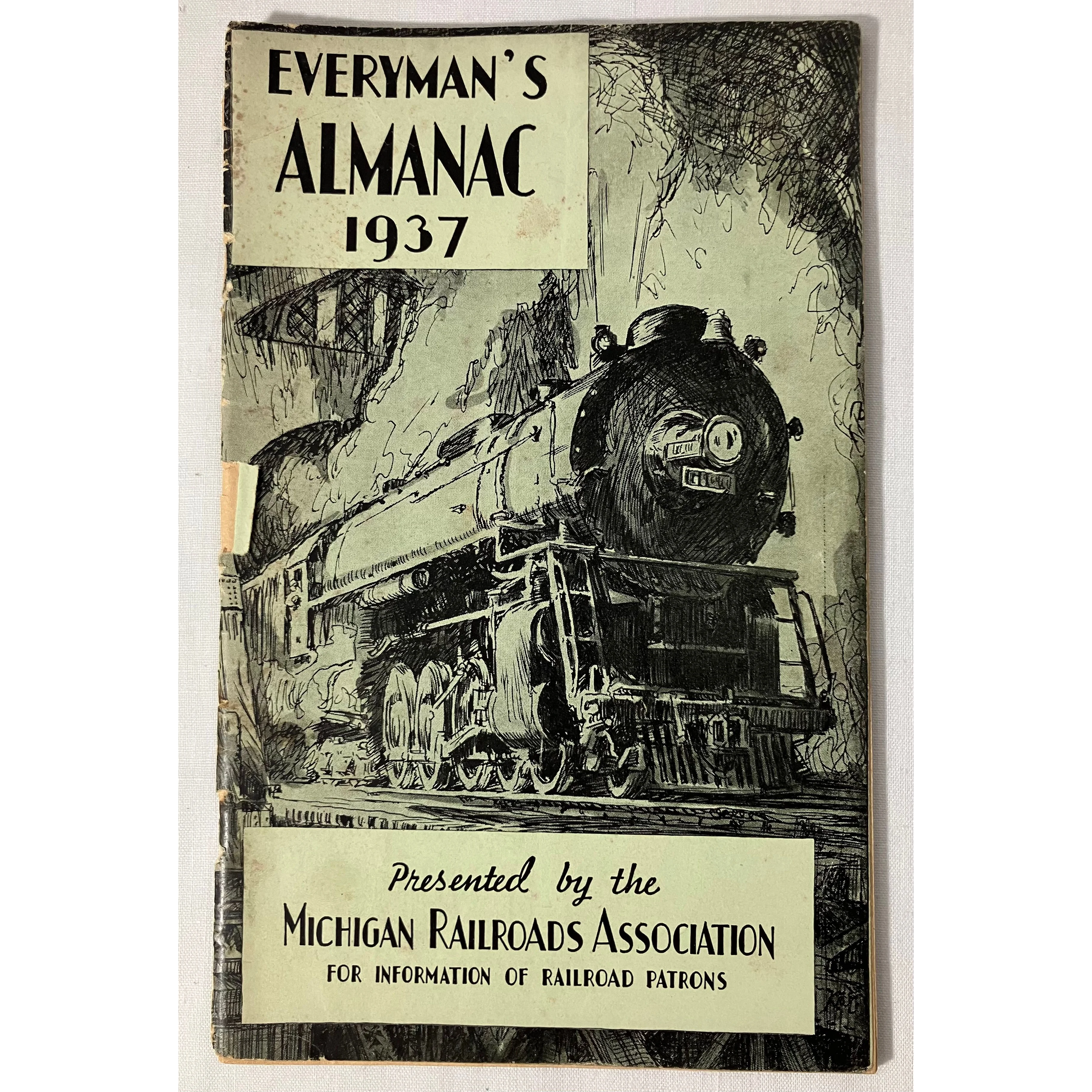 Every man’s Almanac 1937, presented by Michigan Railroads Association