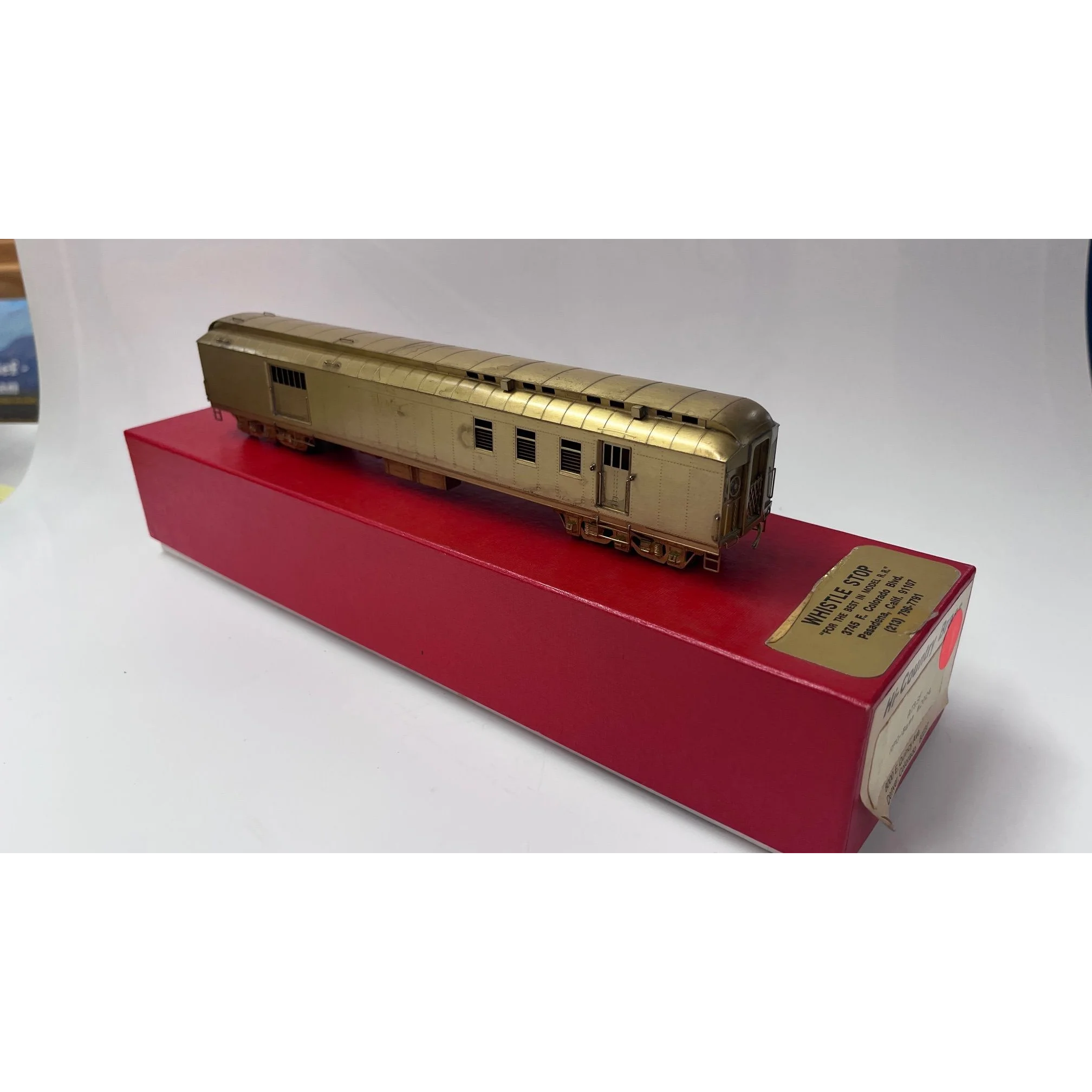 Hi-Country Brass HO Scale Santa Fe Baggage-RPO, Unpainted
