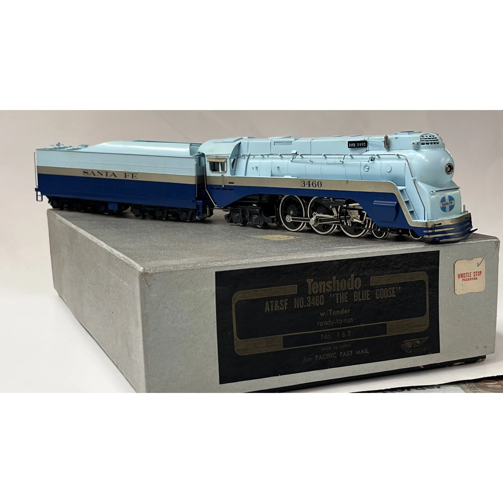 Tenshodo Santa Fe Hudson No. 3460, "The Blue Goose"