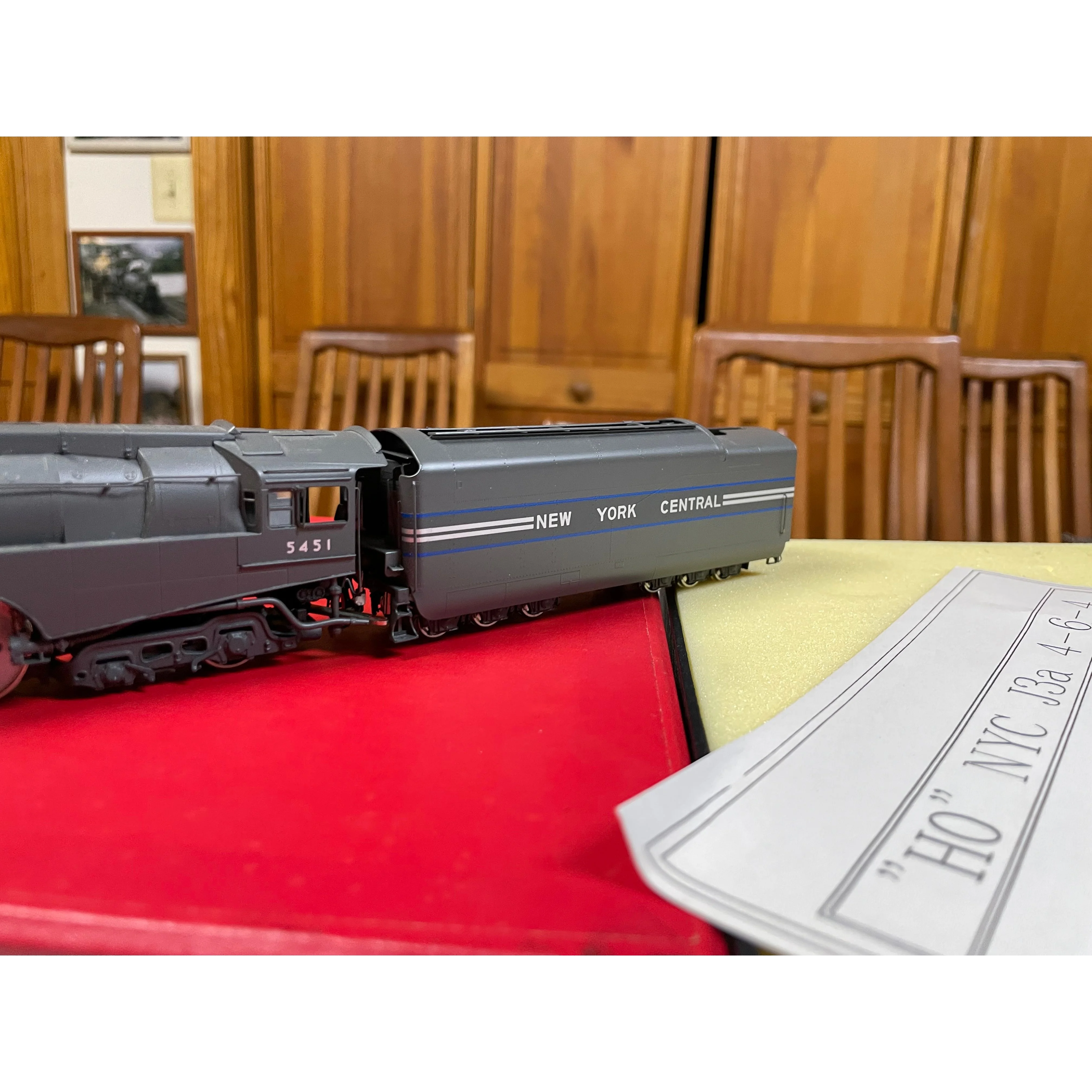 HO BRASS KEY IMPORTS 4-6-4 HUDSON NYC #5451 STEAM LOCOMOTIVE SAMHONGSA LNIB — photo 8