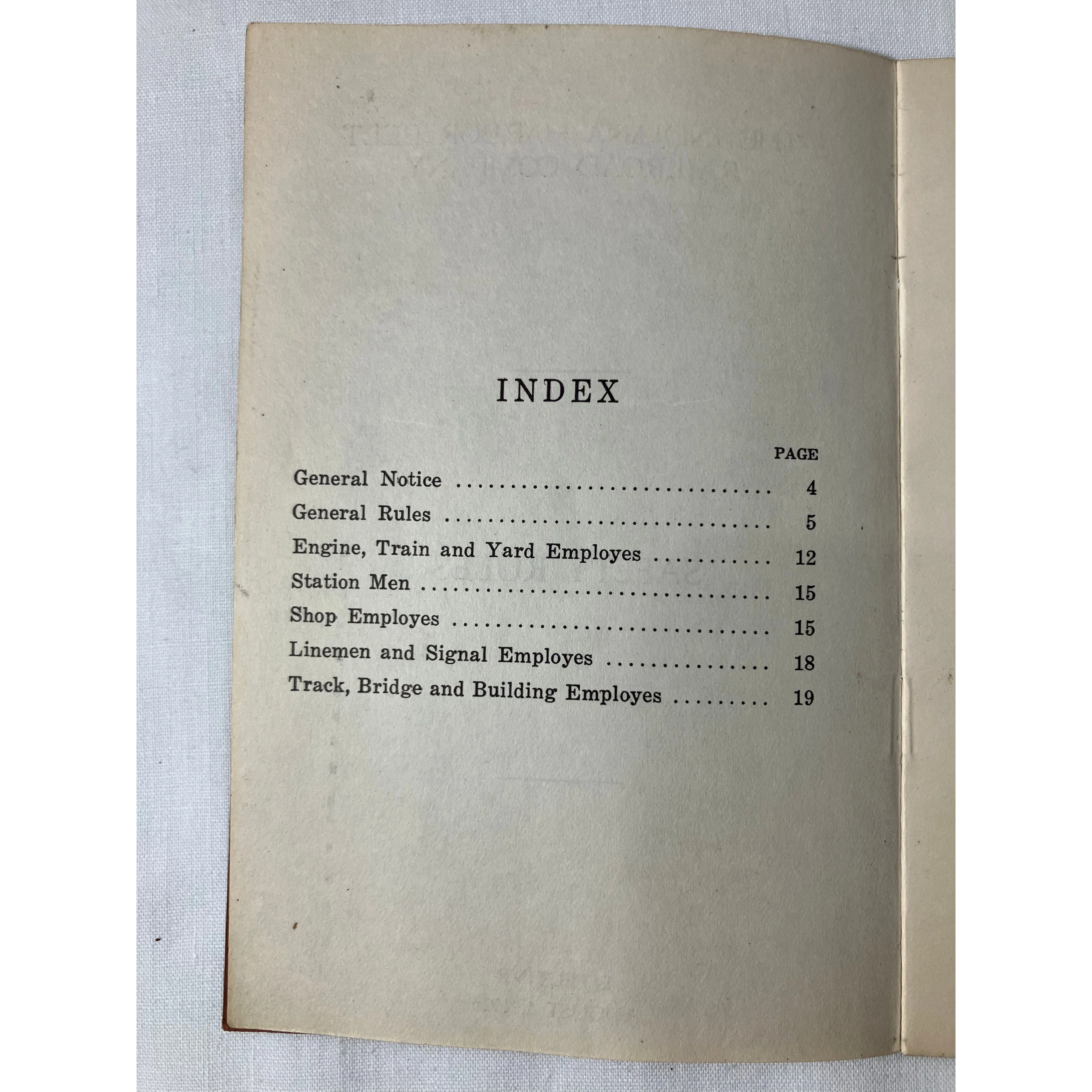 Indiana Harbor Belt (IHB) Safety Rules, effective 8/1/1926 — photo 2