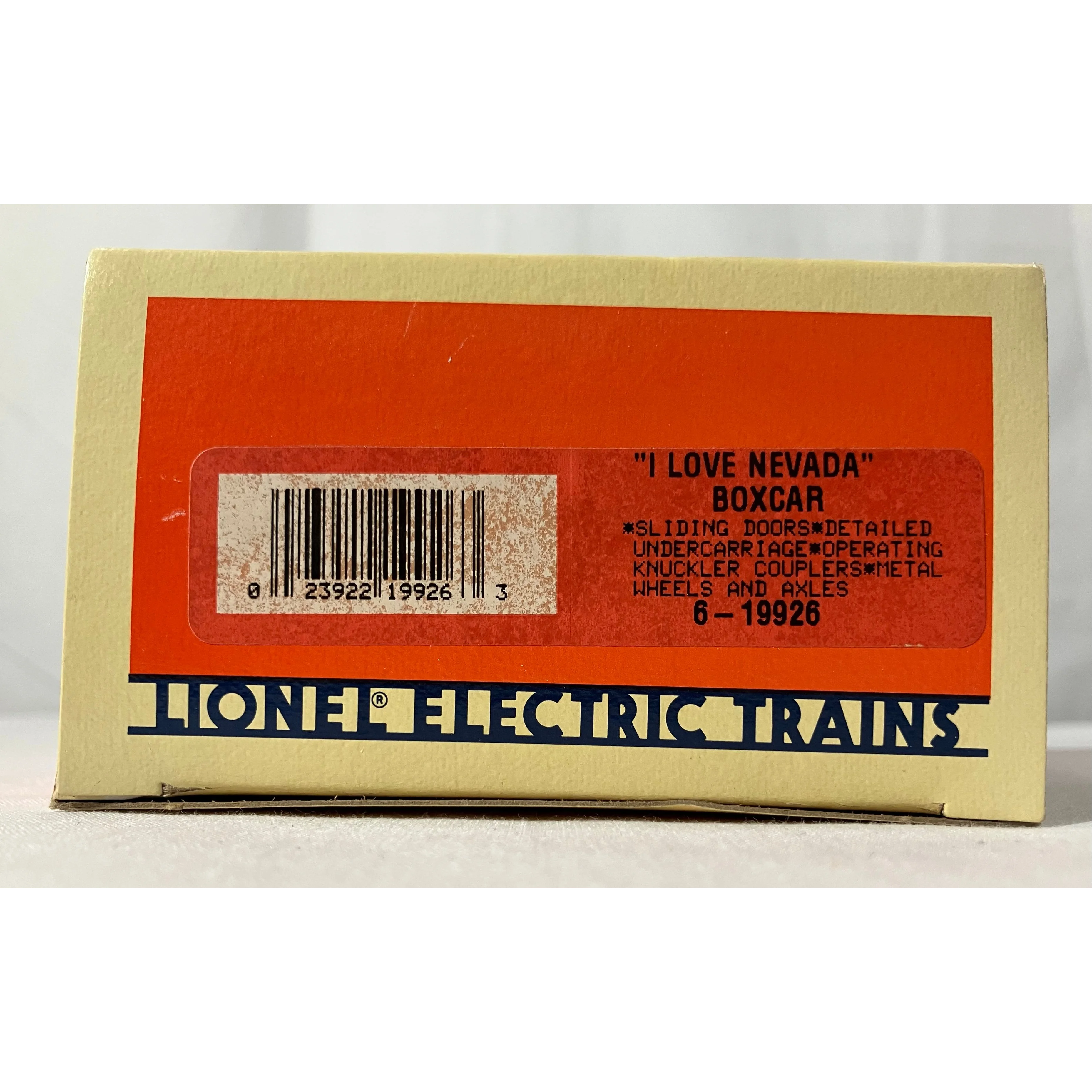 Lionel 6-19926 O scale 3 rail boxcar “I Love Nevada” — photo 8