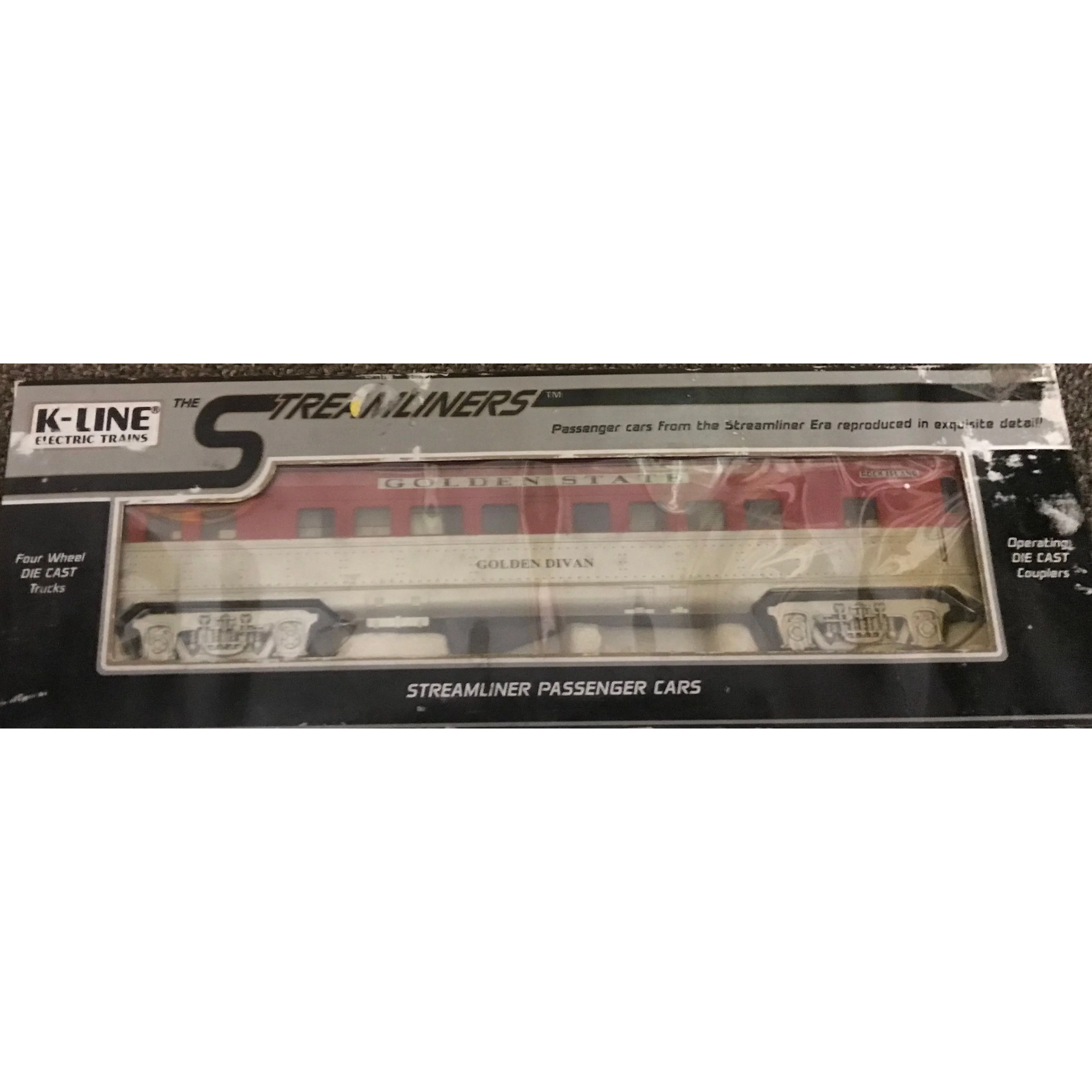 K-LINE K-4532-0479 GOLDEN STATE STREAMLINER Flat End Observation Car w/Furnisher Inte - Image 4
