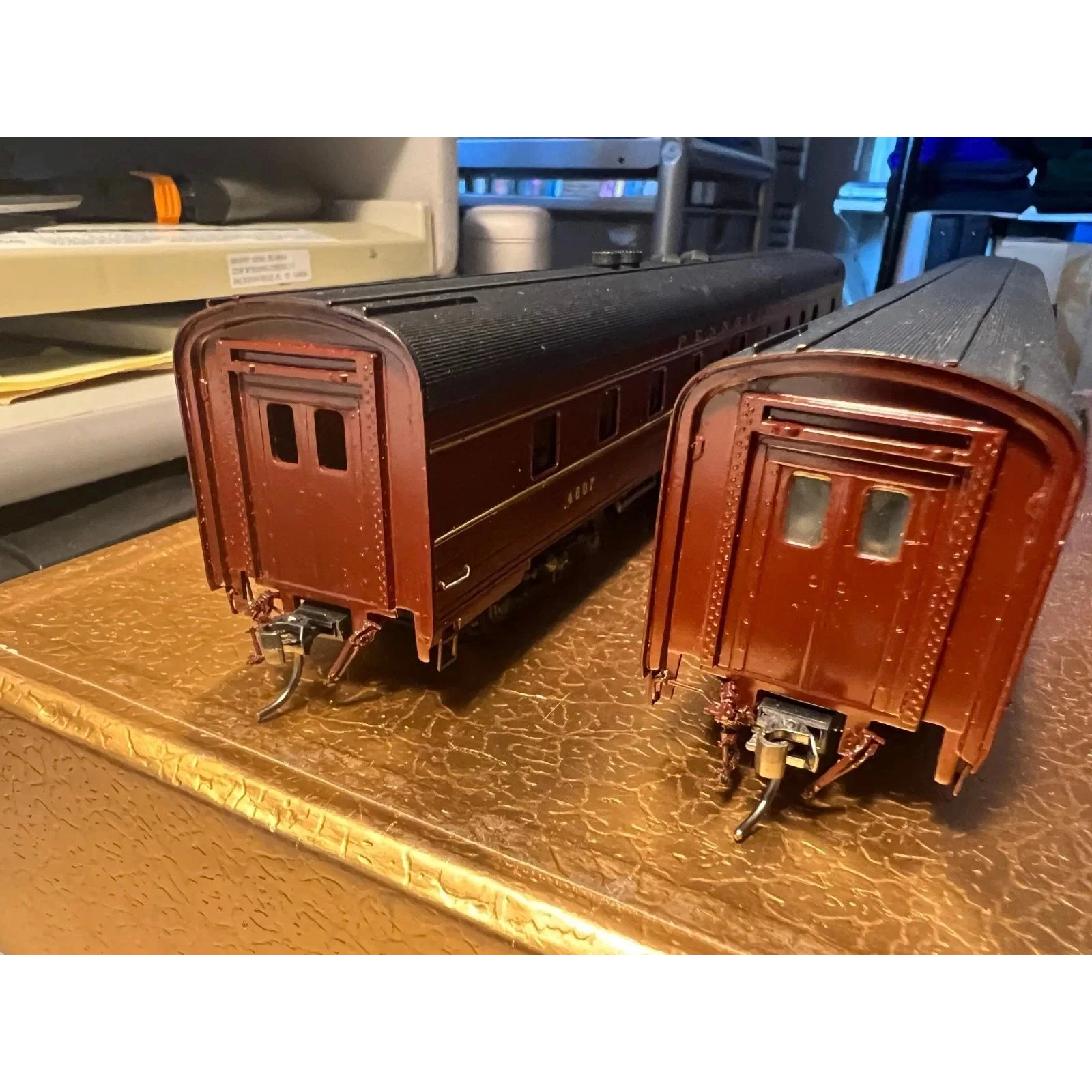 BRASS PENNSYLVANIA TWIN BUDD DINER by ORIENTAL PRO CUSTOM PAINTED — photo 5