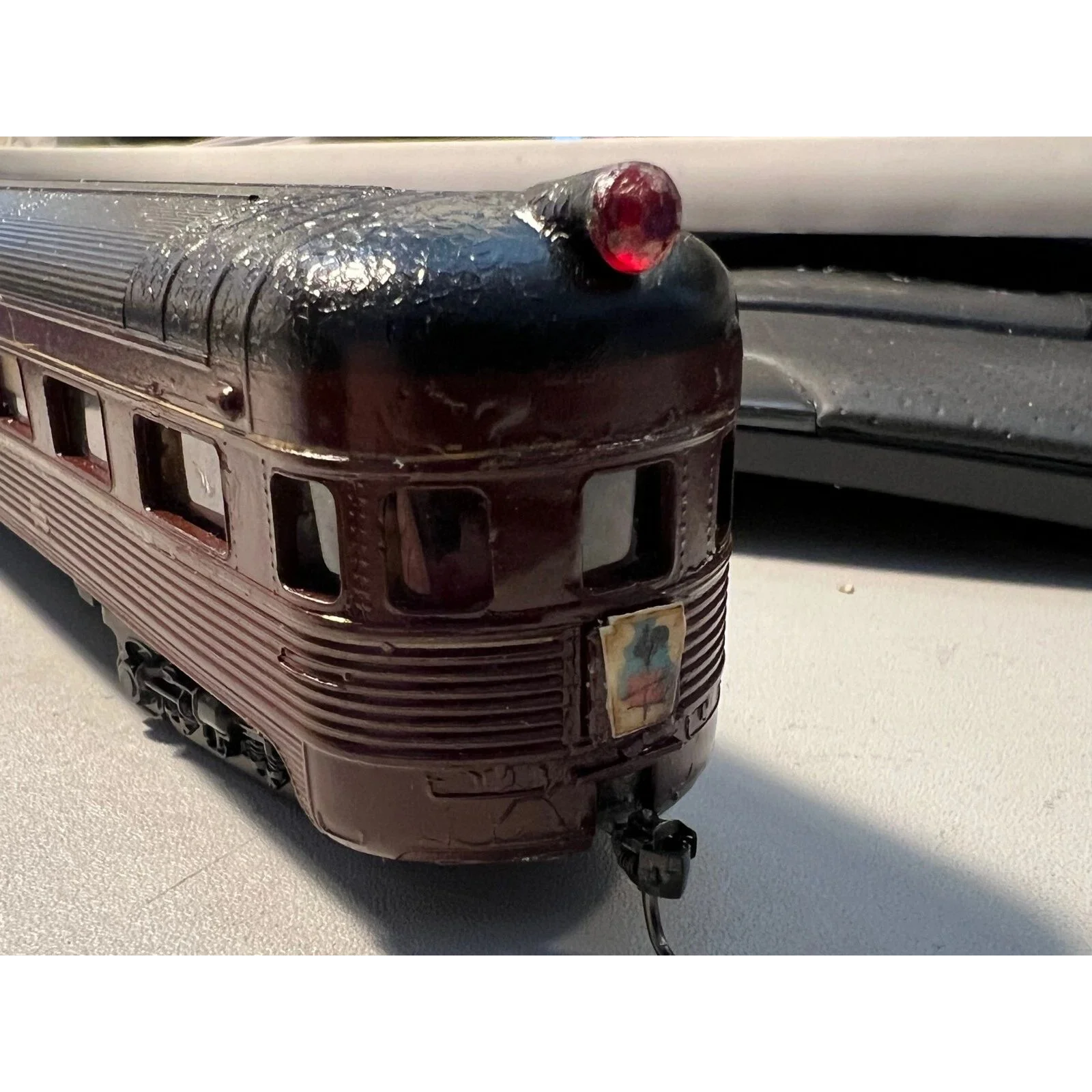 HO scale PRR OBSEVATION CAR # 1129 PASSENGER CARS BY IHC CUSTOM DETAILED & PAINT — photo 5