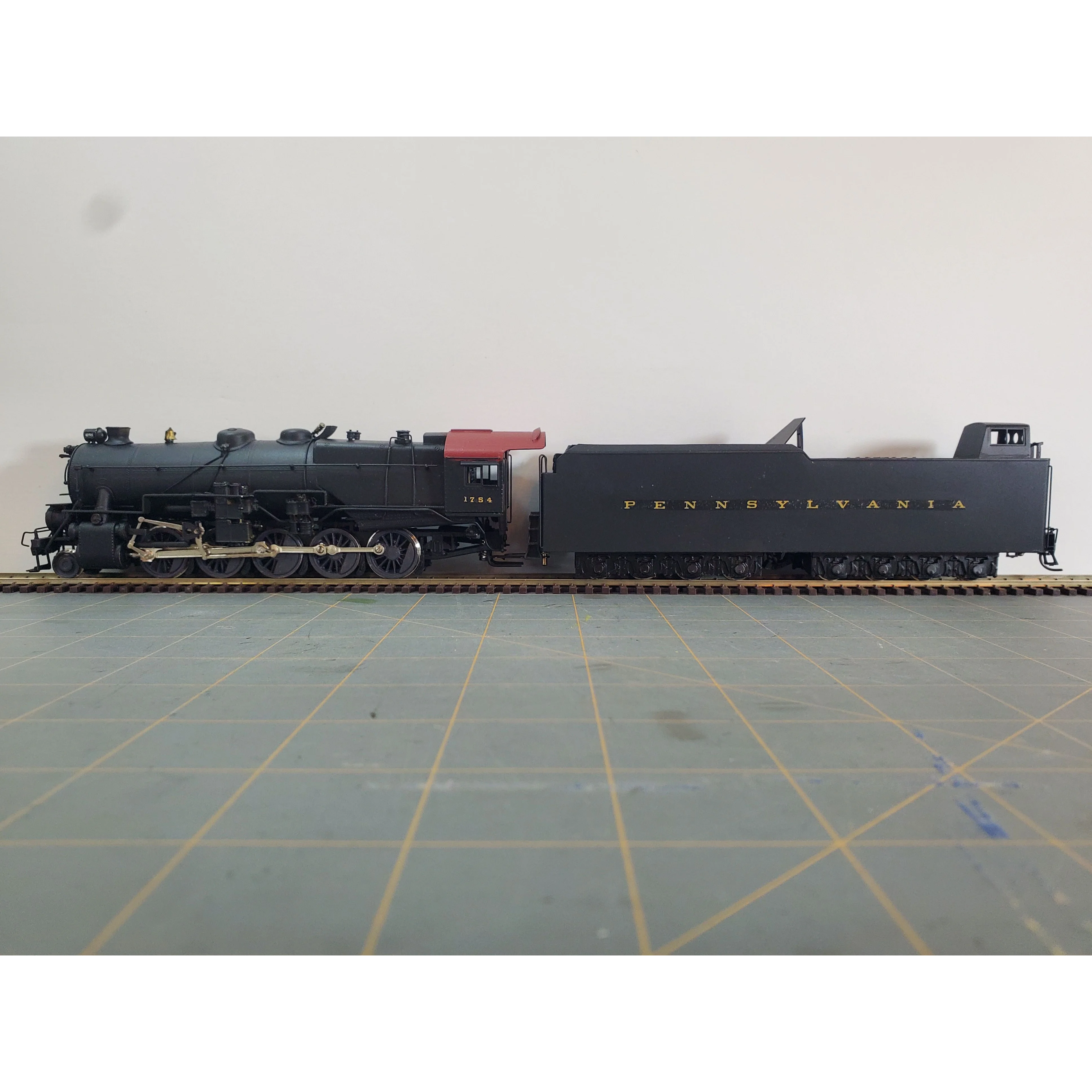 Pennsylvania 2-10-0 with Long Tender - HO Scale Brass Locomotive - Sunset Models — photo 2