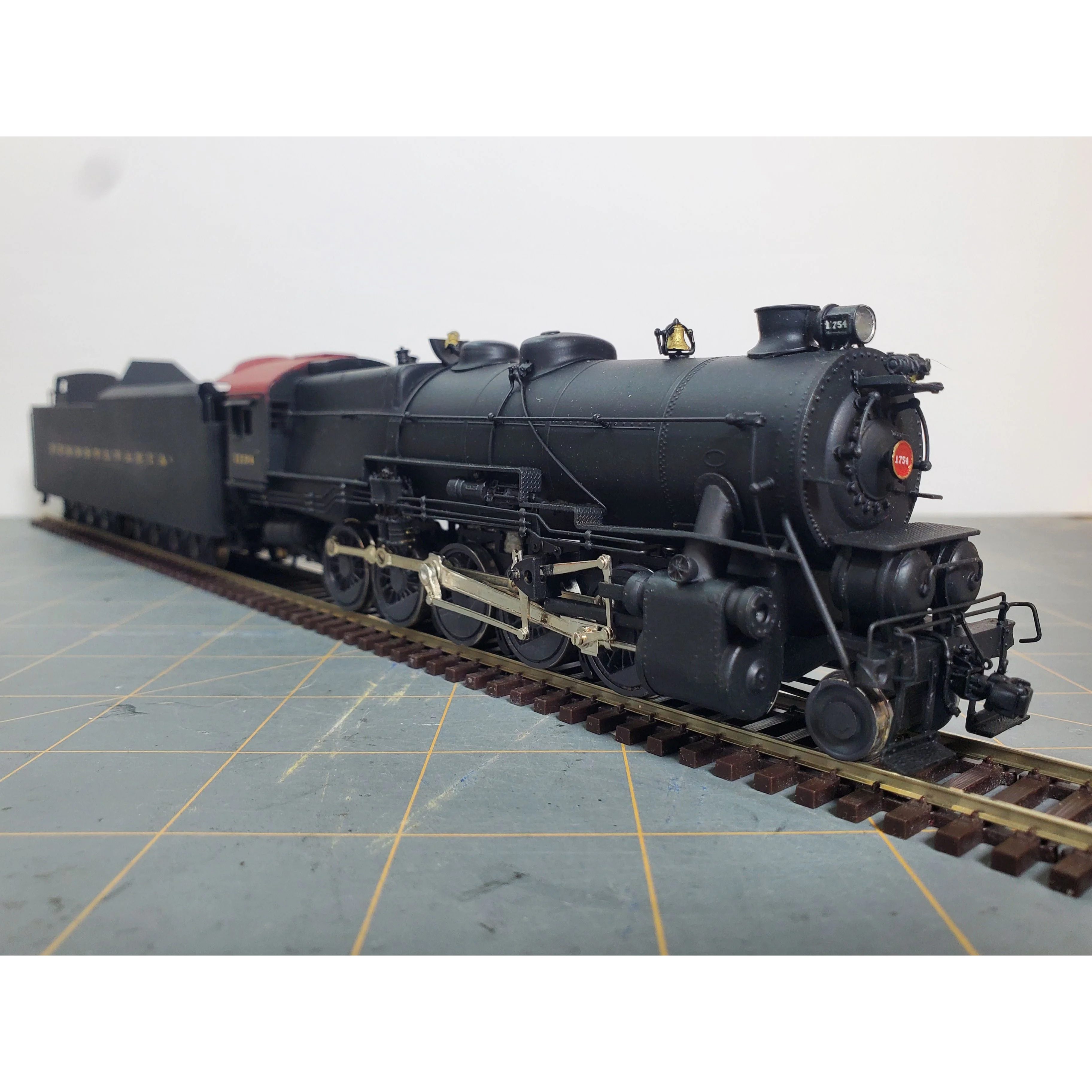 Pennsylvania 2-10-0 with Long Tender - HO Scale Brass Locomotive - Sunset Models