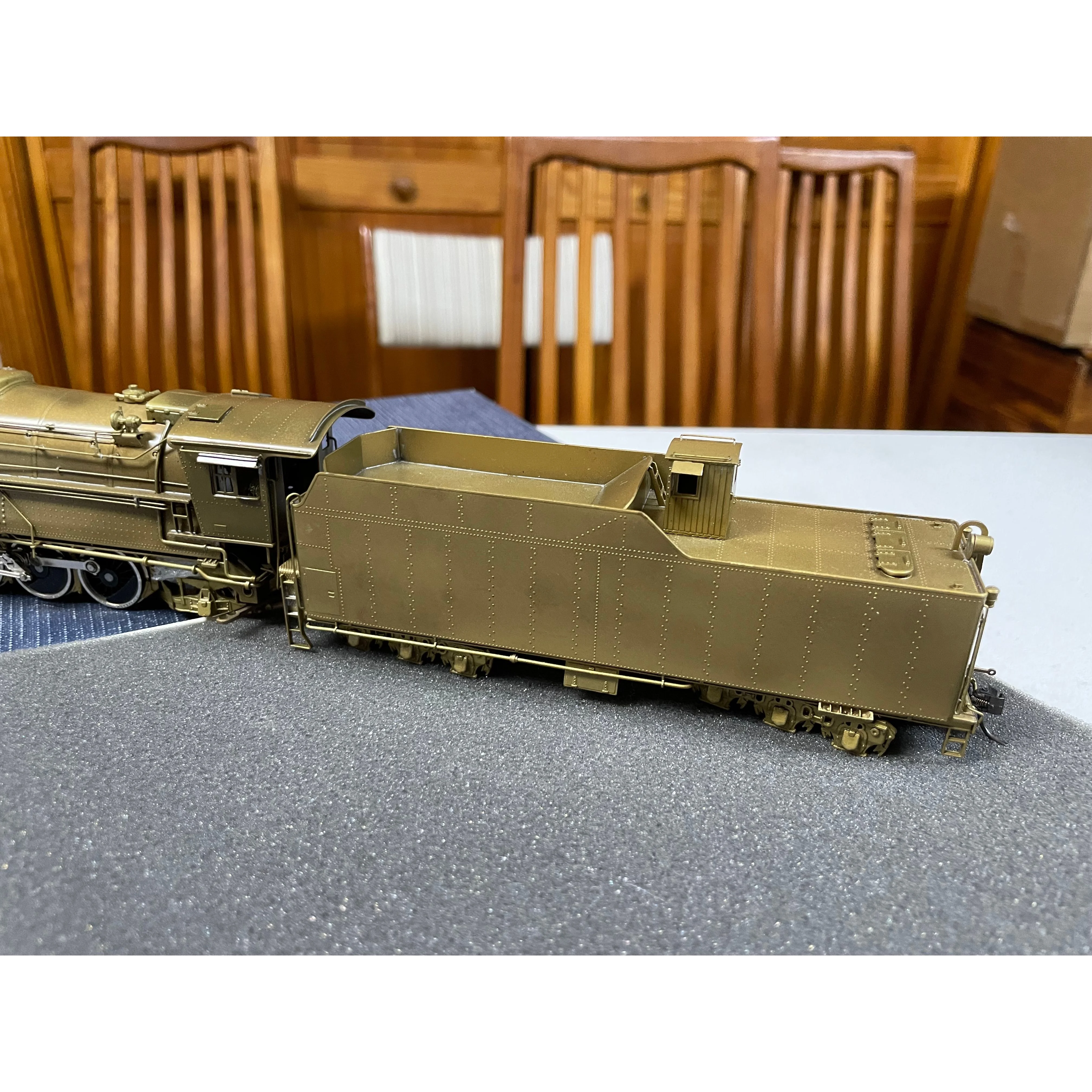 United Scale Models D&RGW L-131 Brass 2-8-8-2 Steam Loco Pacific Fast Mail 1/87 LNIB — photo 8
