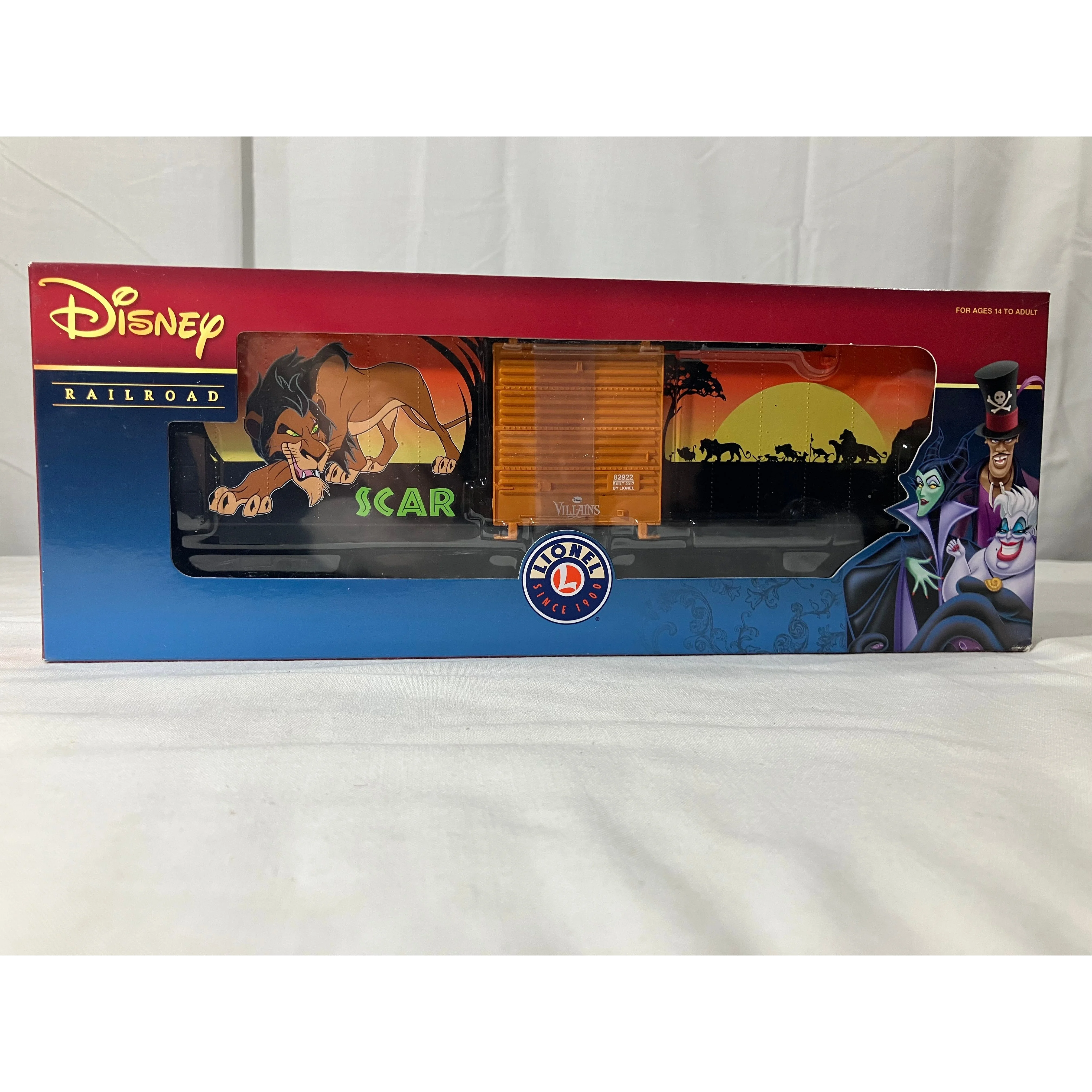 Lionel 6-82922 O scale 3 rail Hi-cube boxcar Disney Villains “Scar” — photo 10