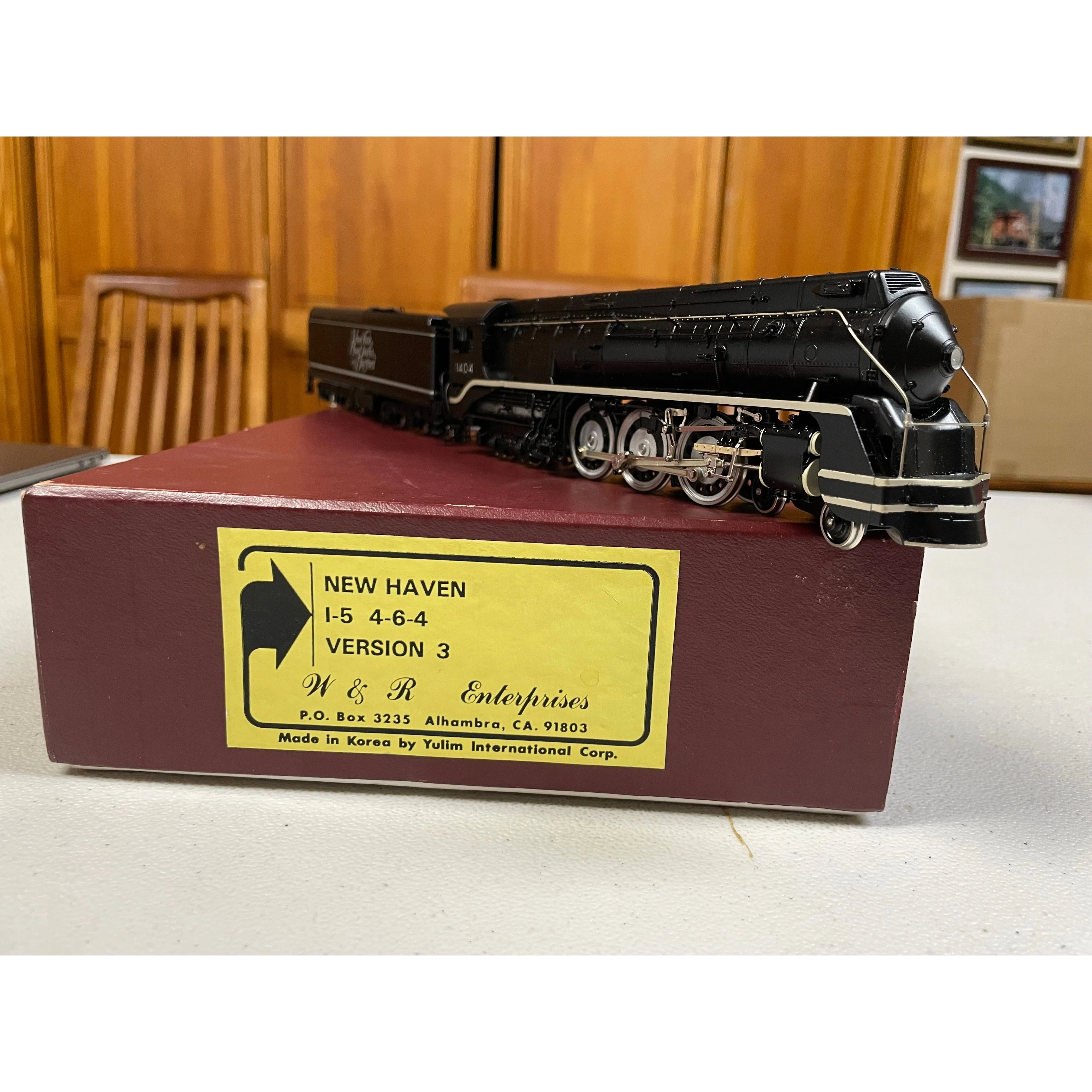 HO Brass W&R Enterprises NEW HAVEN i5 Version 3 Steam Loco #1404 DC operated LNIB — photo 14