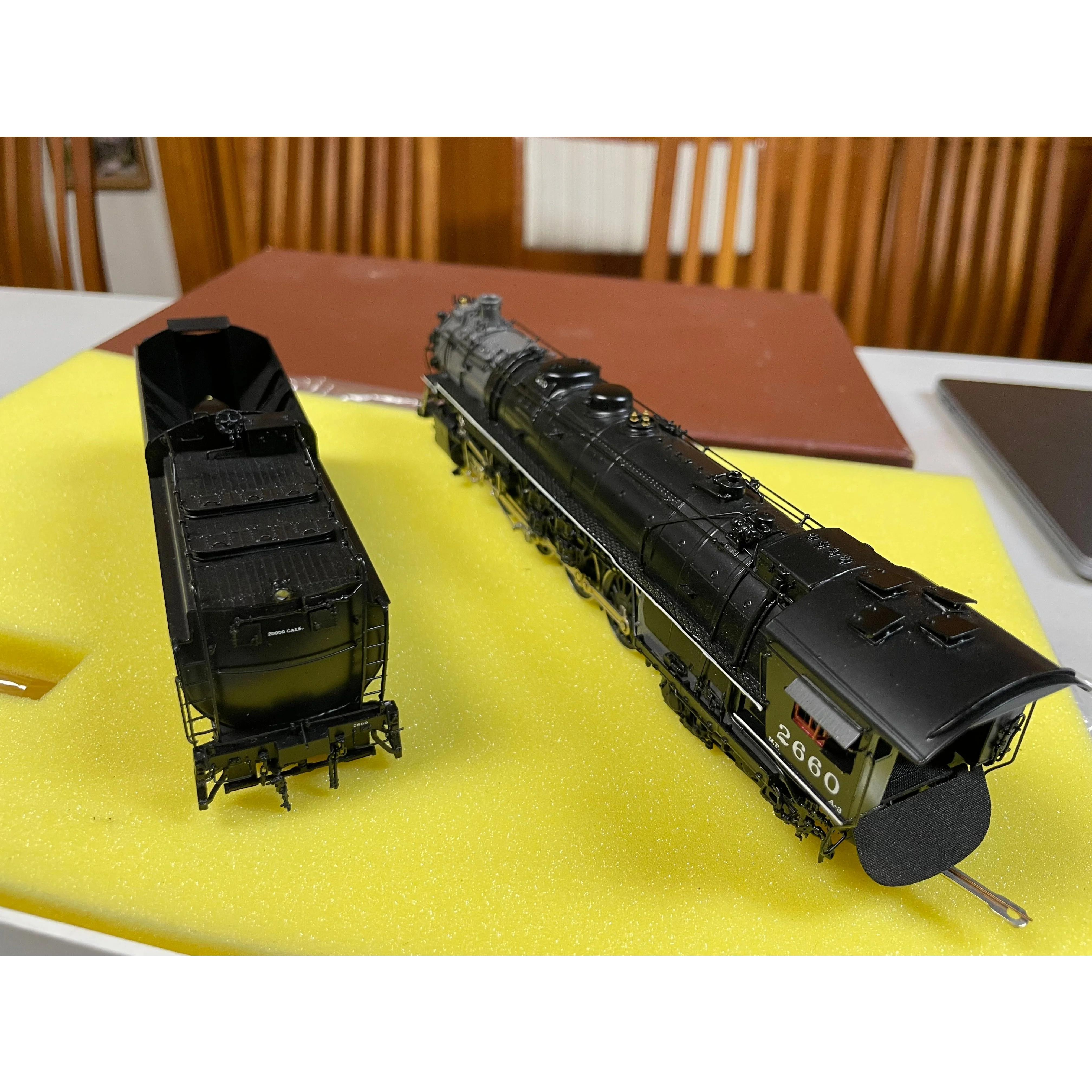 W&R Enterprises Brass Northern Pacific A-3 4-8-4 Steam Locomotive HO Gauge Black F/P — photo 8