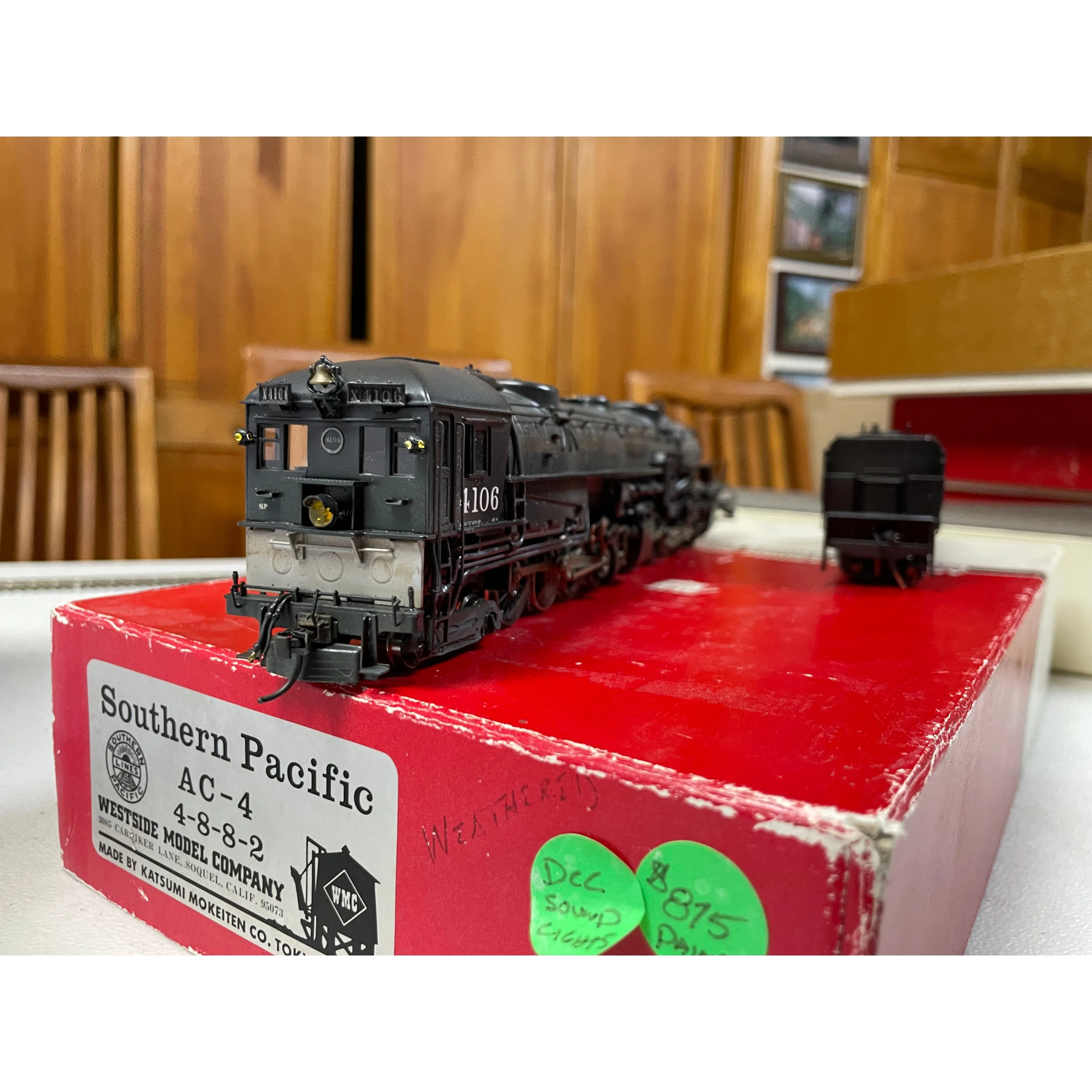 HO Brass Westside Model Southern Pacific Cab Forward AC-4 Steam Loco DCC/Weathered — photo 3
