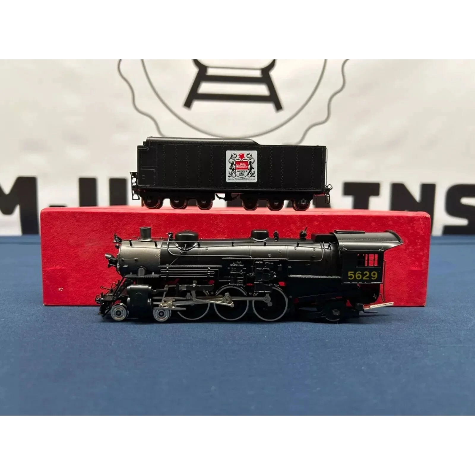 BRASS MILWAUKEE #5629 CIRCUS ENGINE by SUNSET FACTORY PAINTED DC — photo 6