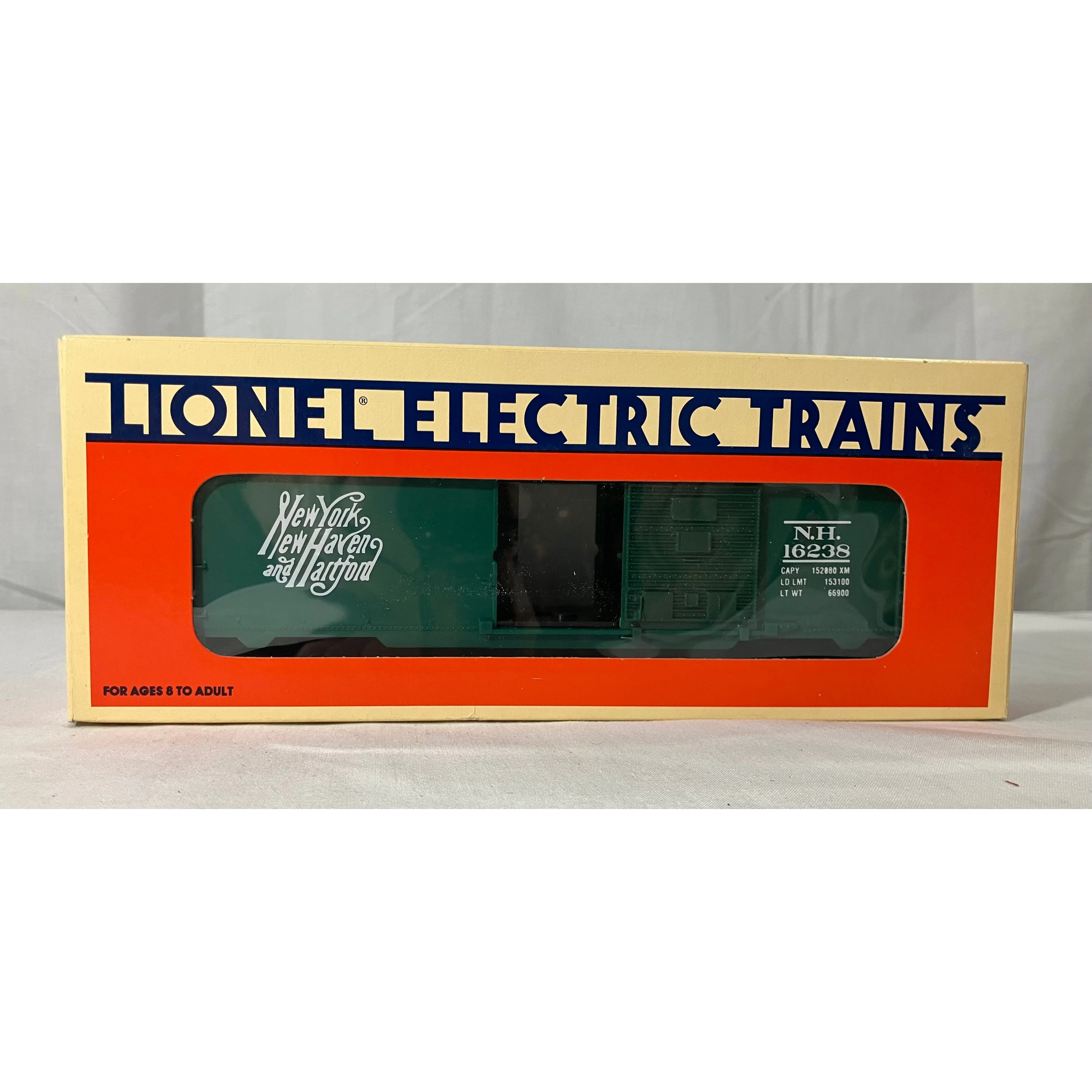 Lionel 6-16238 O scale 3 rail boxcar New York, New Haven & Hartford