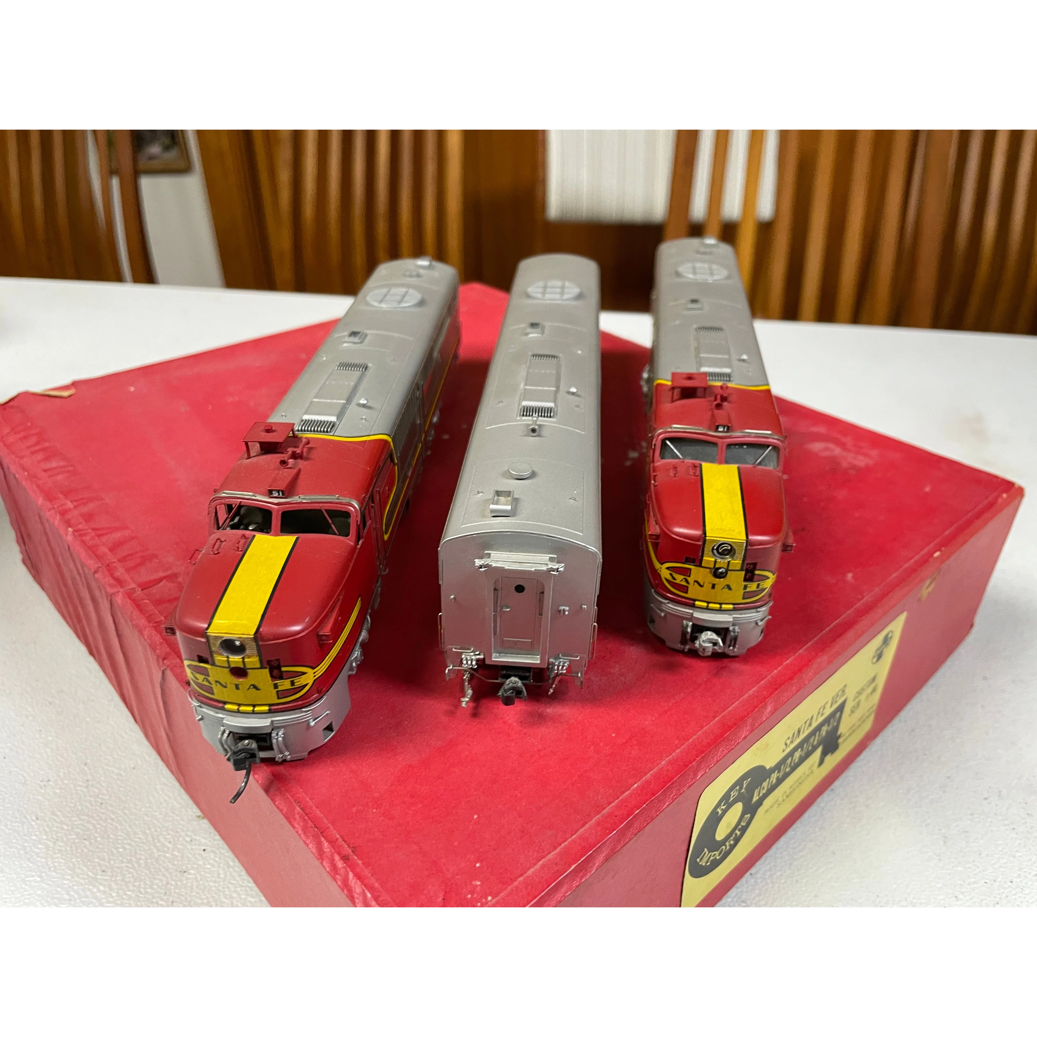 HO BRASS KEY IMPORTS SANTA FE ALCO PA-1/2 PB-1/2 PA-1/2 DIESEL SET LNIB BEAUTIFUL — photo 14