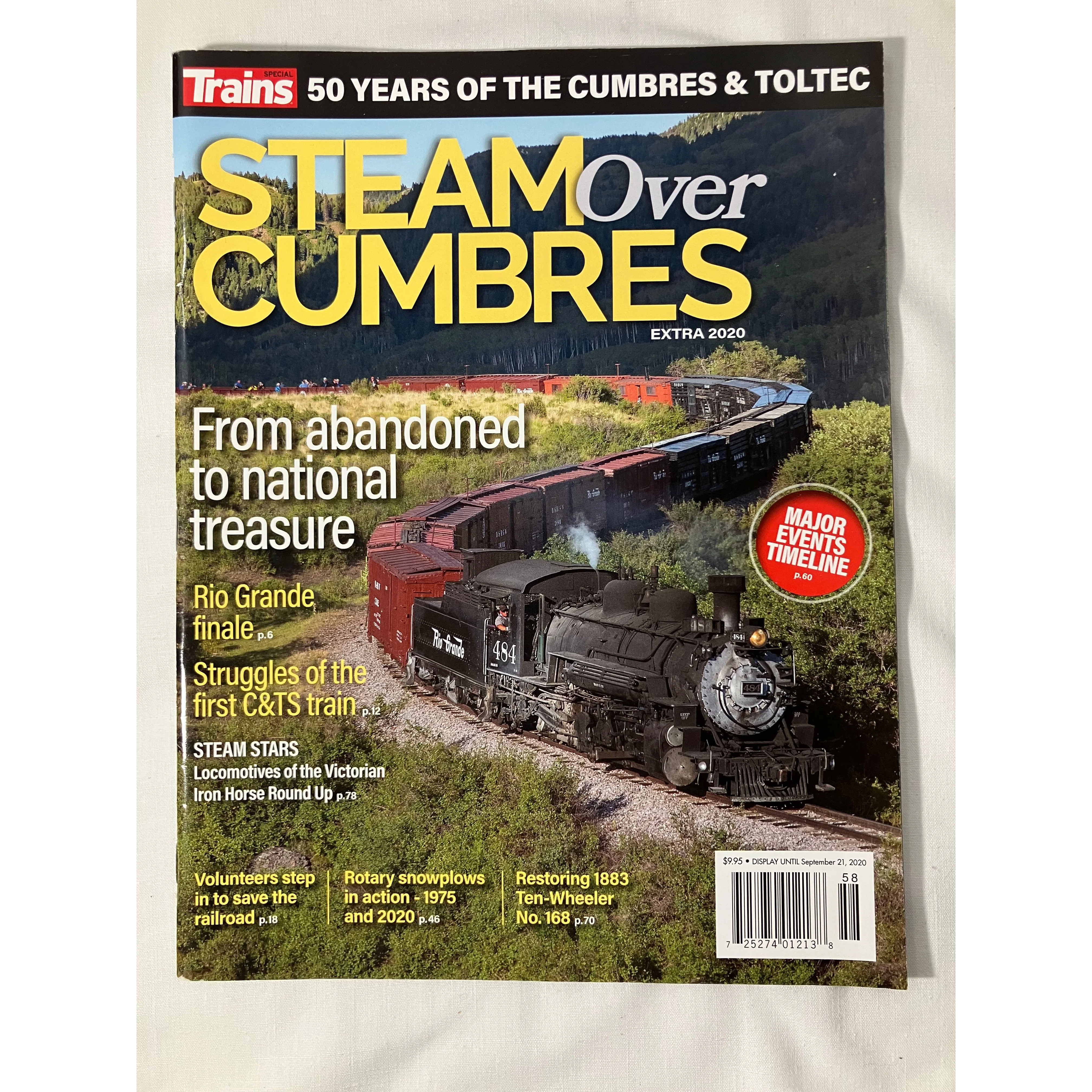 Steam Over Cumbres, 2020 extra edition of Trains magazine