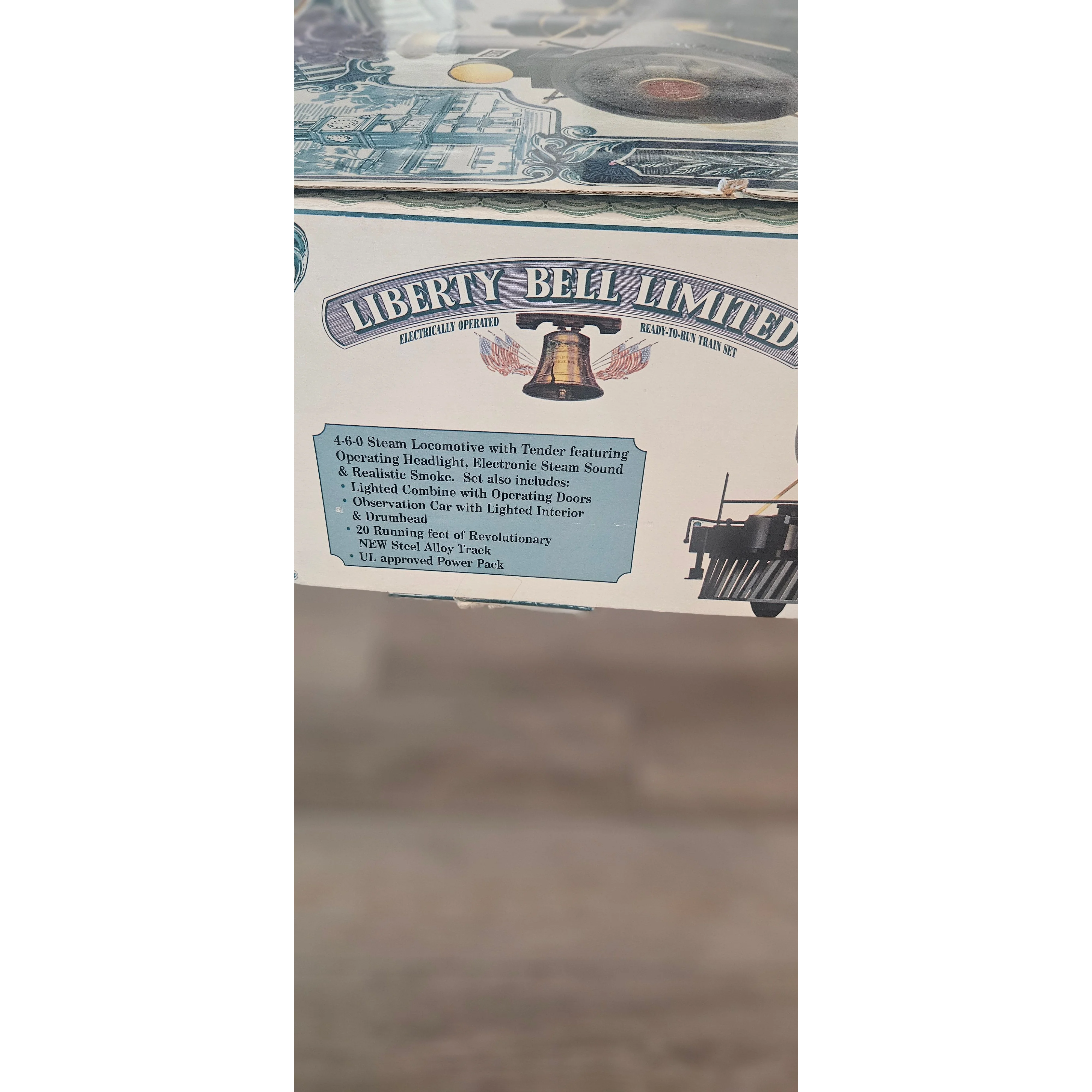Bachman Big Haulers, Liberty Bell Limited G scale train set, complete, unused in bo — photo 3