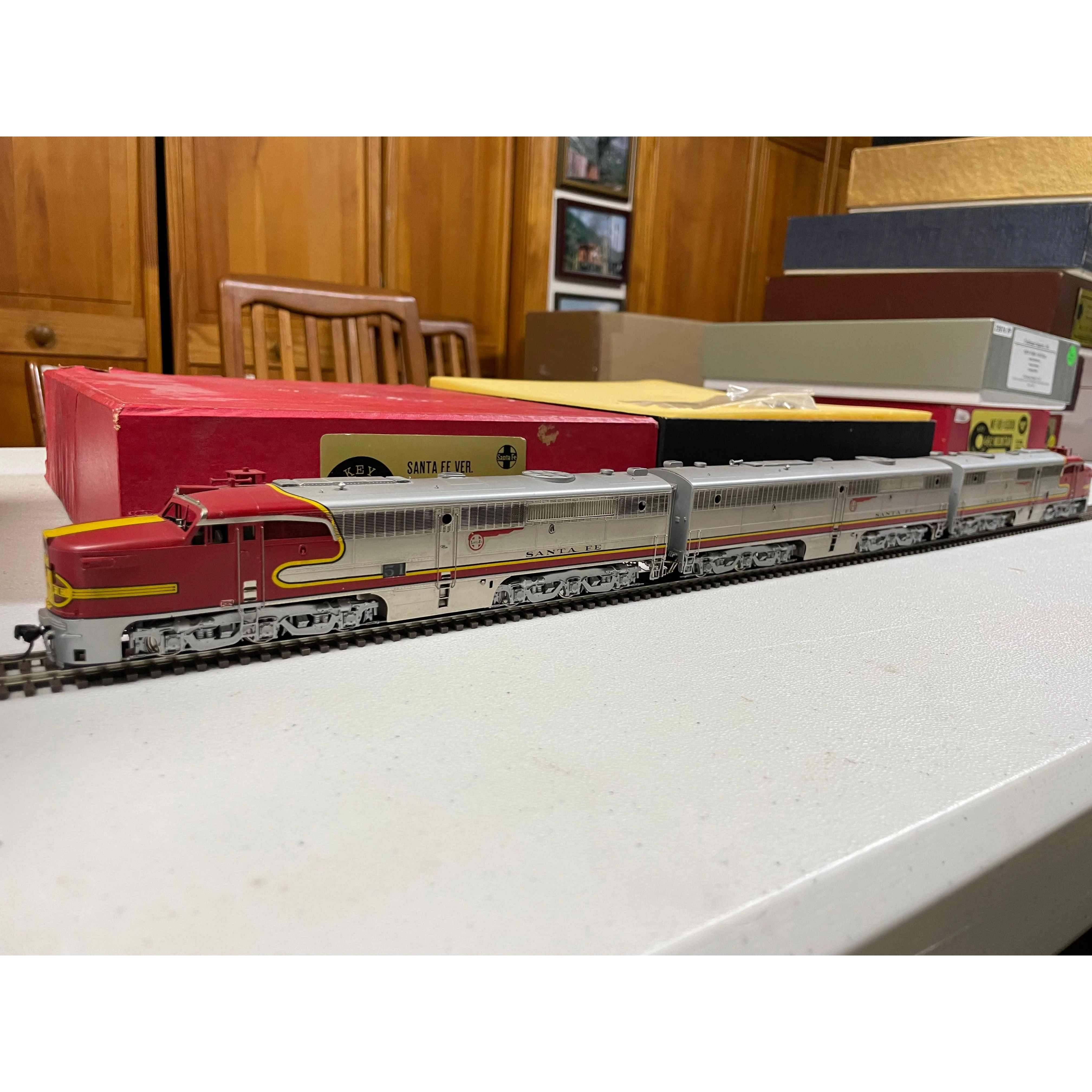 HO BRASS KEY IMPORTS SANTA FE ALCO PA-1/2 PB-1/2 PA-1/2 DIESEL SET LNIB BEAUTIFUL — photo 10