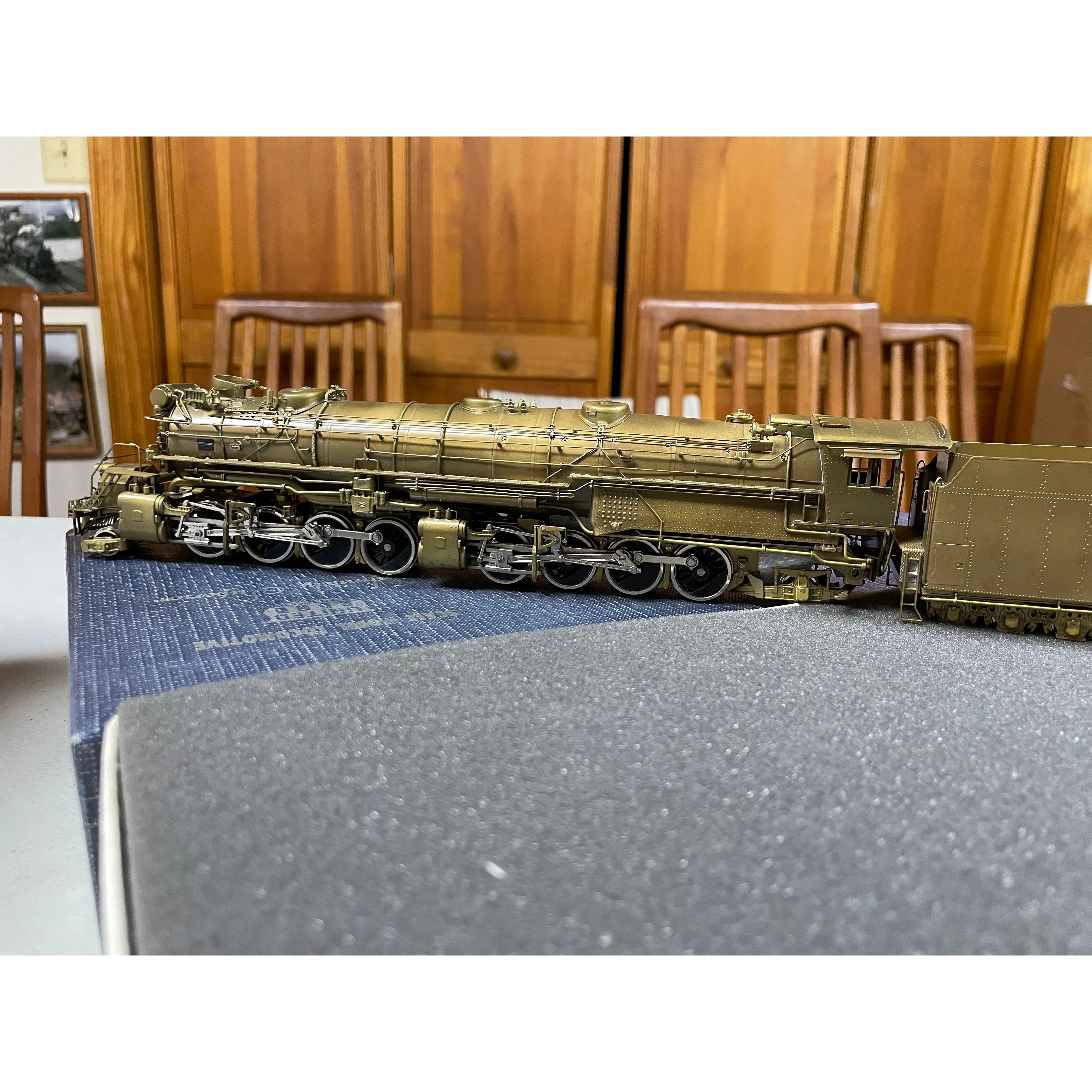 United Scale Models D&RGW L-131 Brass 2-8-8-2 Steam Loco Pacific Fast Mail 1/87 LNIB