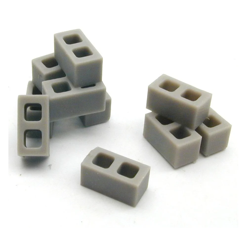 CINDER BLOCKS ON PALLETS AND STACKED RESIN 1/48 O On30 O-27 — photo 5
