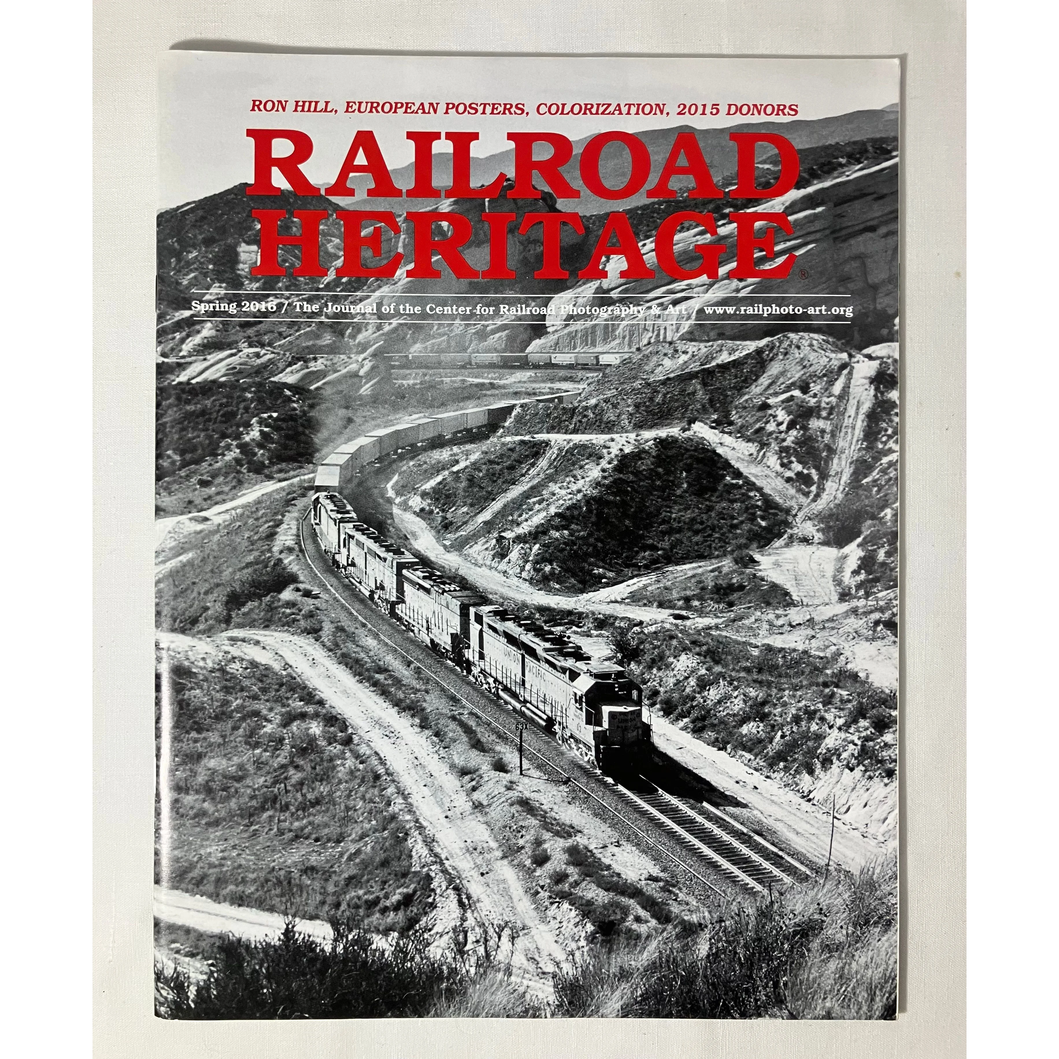 Railroad Heritage, Journal of Center for Railroad Photography & Art, Spring 2016