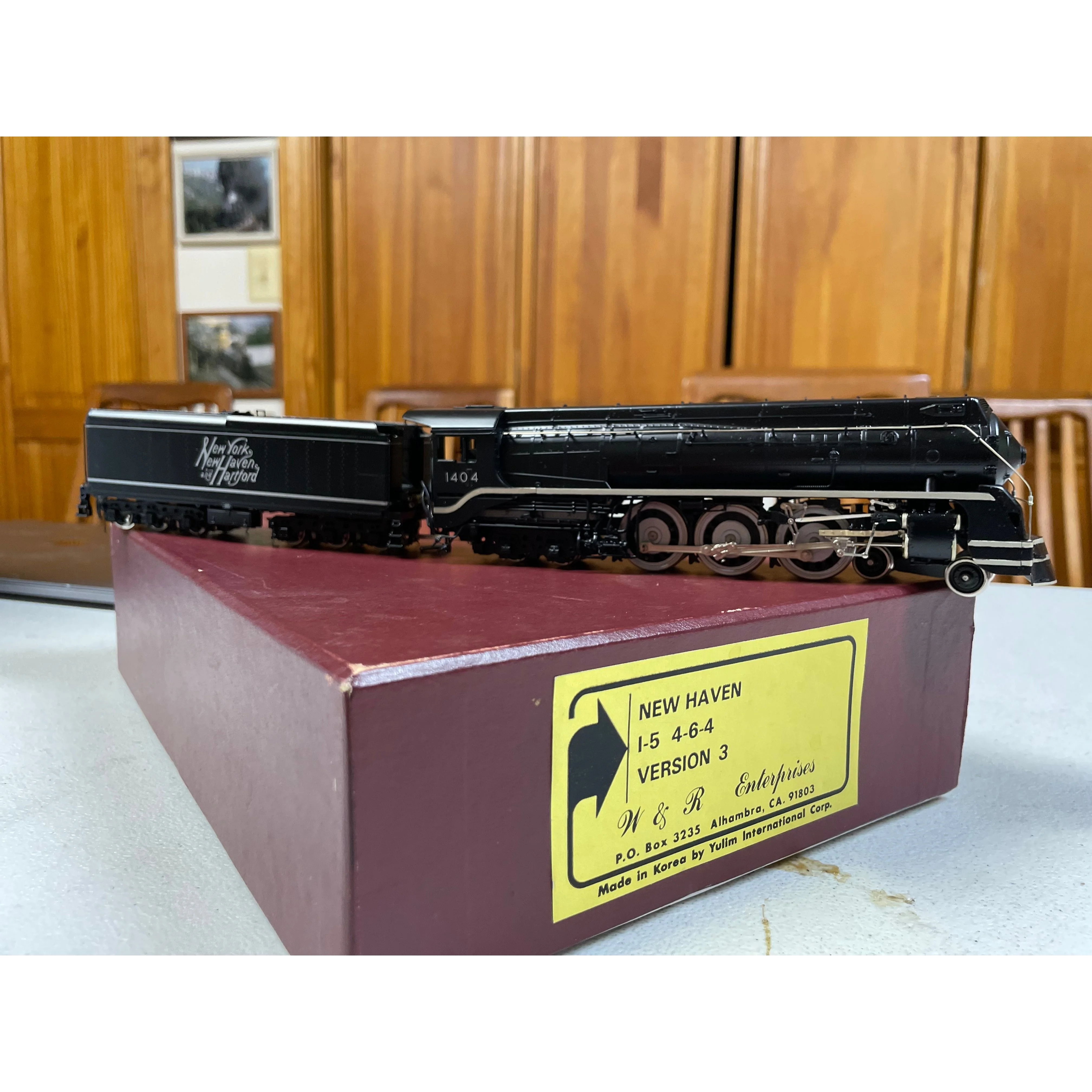 HO Brass W&R Enterprises NEW HAVEN i5 Version 3 Steam Loco #1404 DC operated LNIB — photo 18