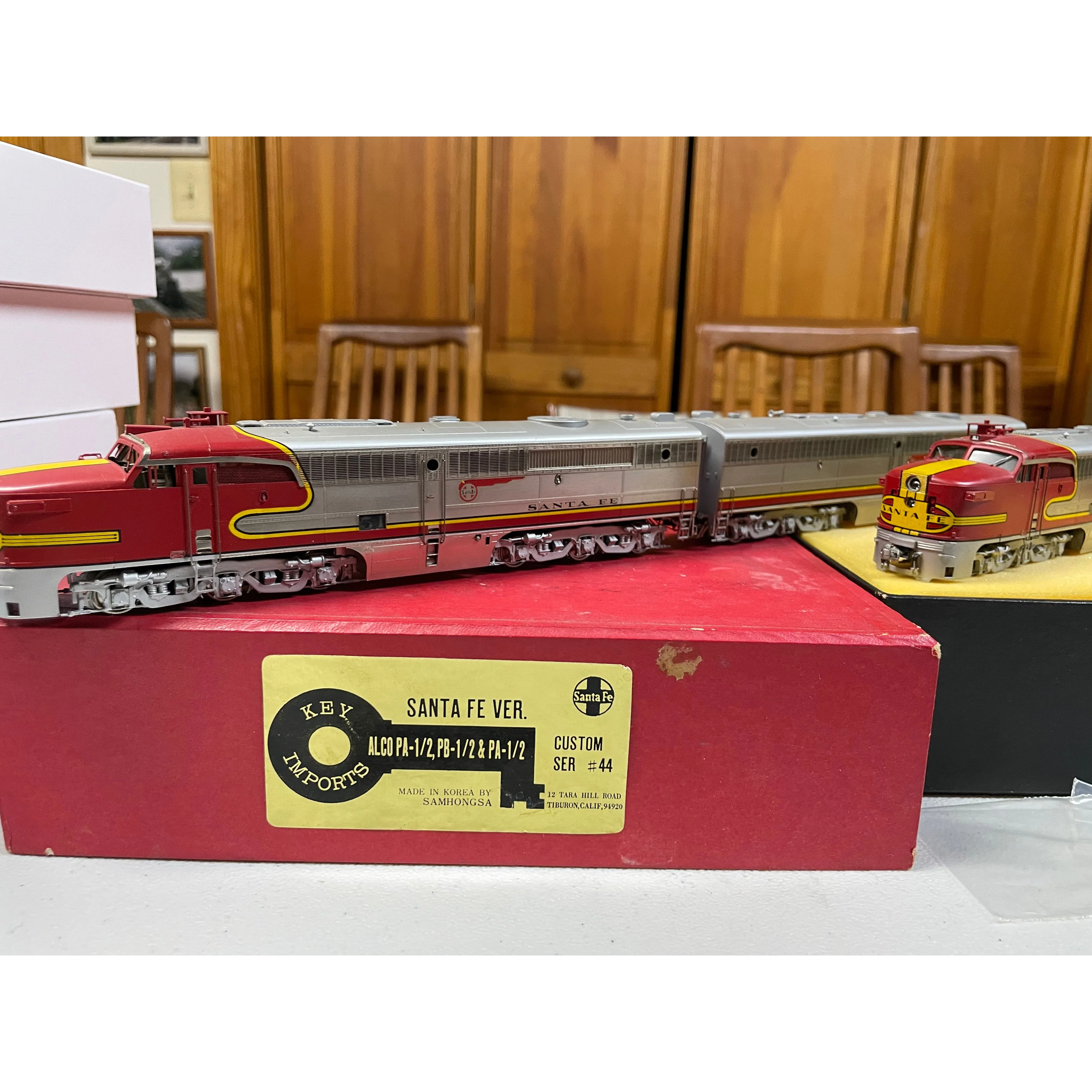 HO BRASS KEY IMPORTS SANTA FE ALCO PA-1/2 PB-1/2 PA-1/2 DIESEL SET LNIB BEAUTIFUL