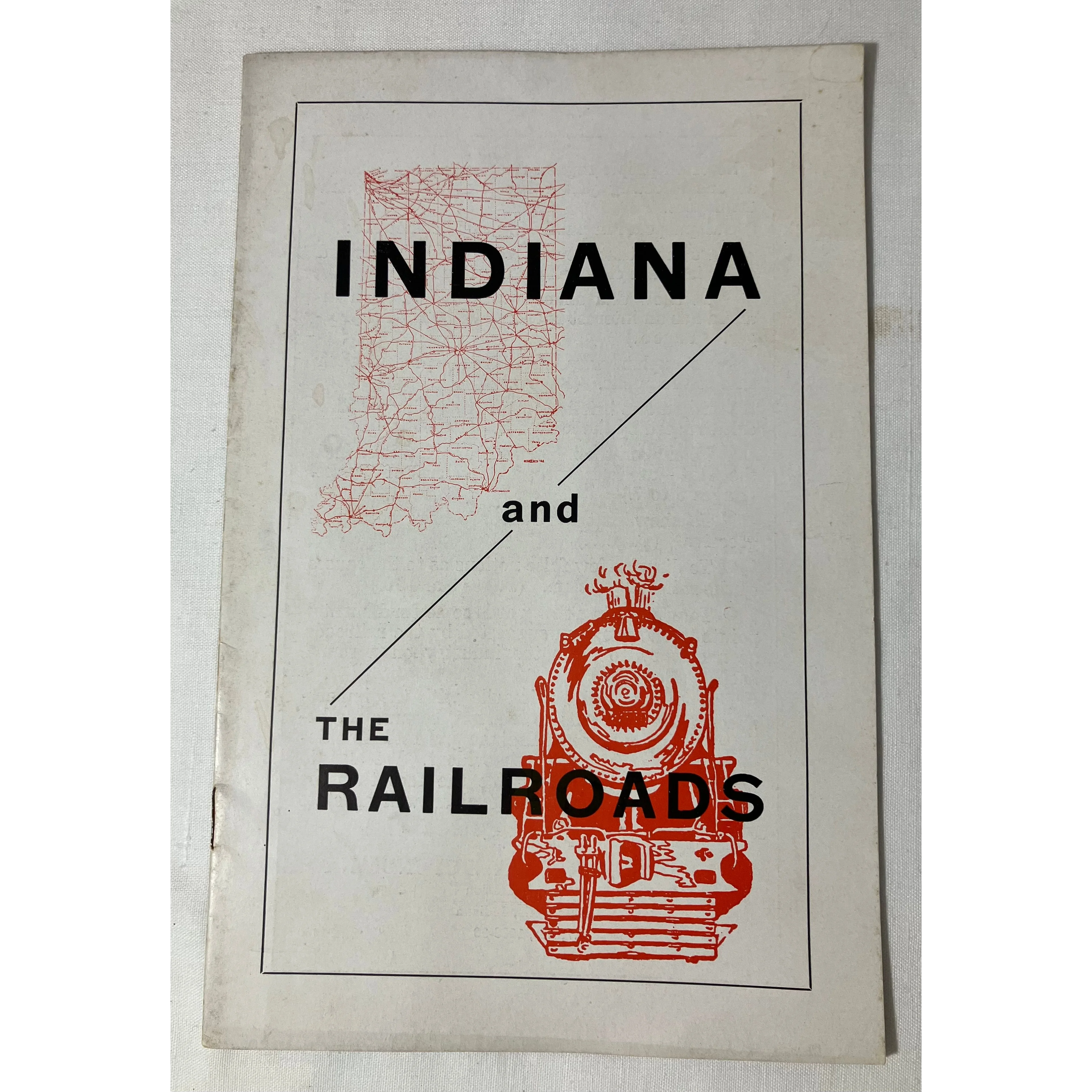 “Indiana and the Railroads” brochure, vintage 1938
