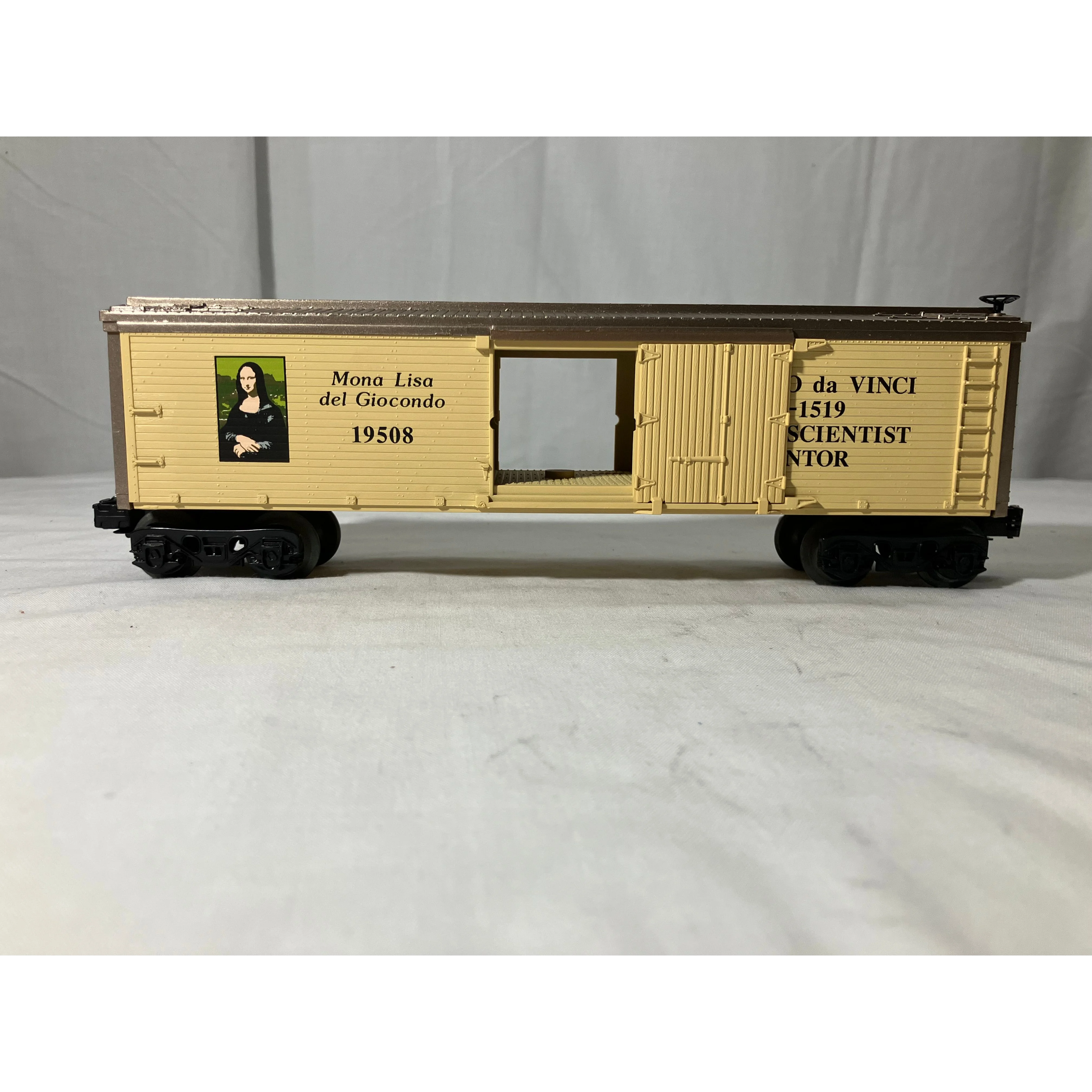 Lionel 6-19508 O scale three rail reefer honoring Leonardo Da Vinci — photo 4