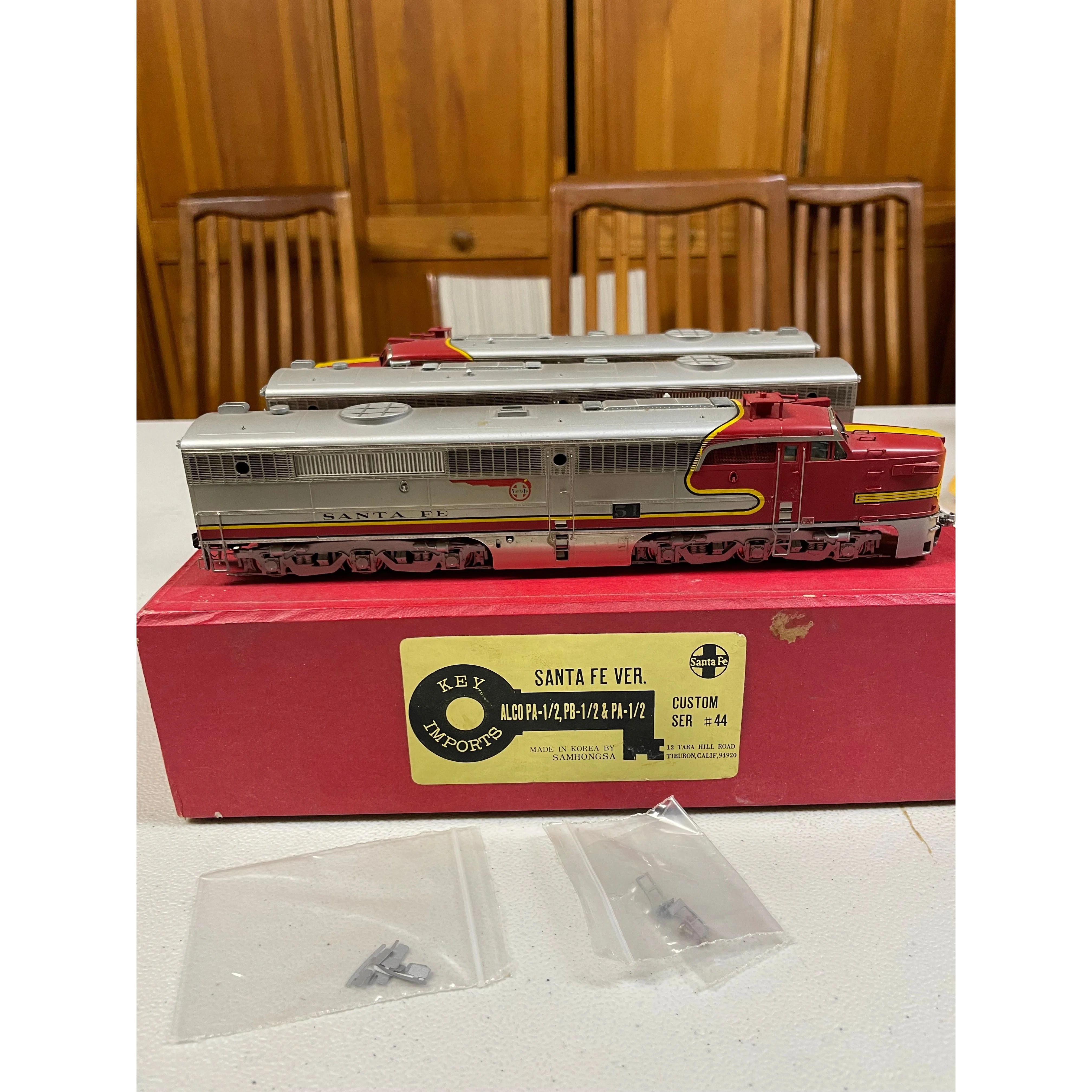 HO BRASS KEY IMPORTS SANTA FE ALCO PA-1/2 PB-1/2 PA-1/2 DIESEL SET LNIB BEAUTIFUL — photo 5