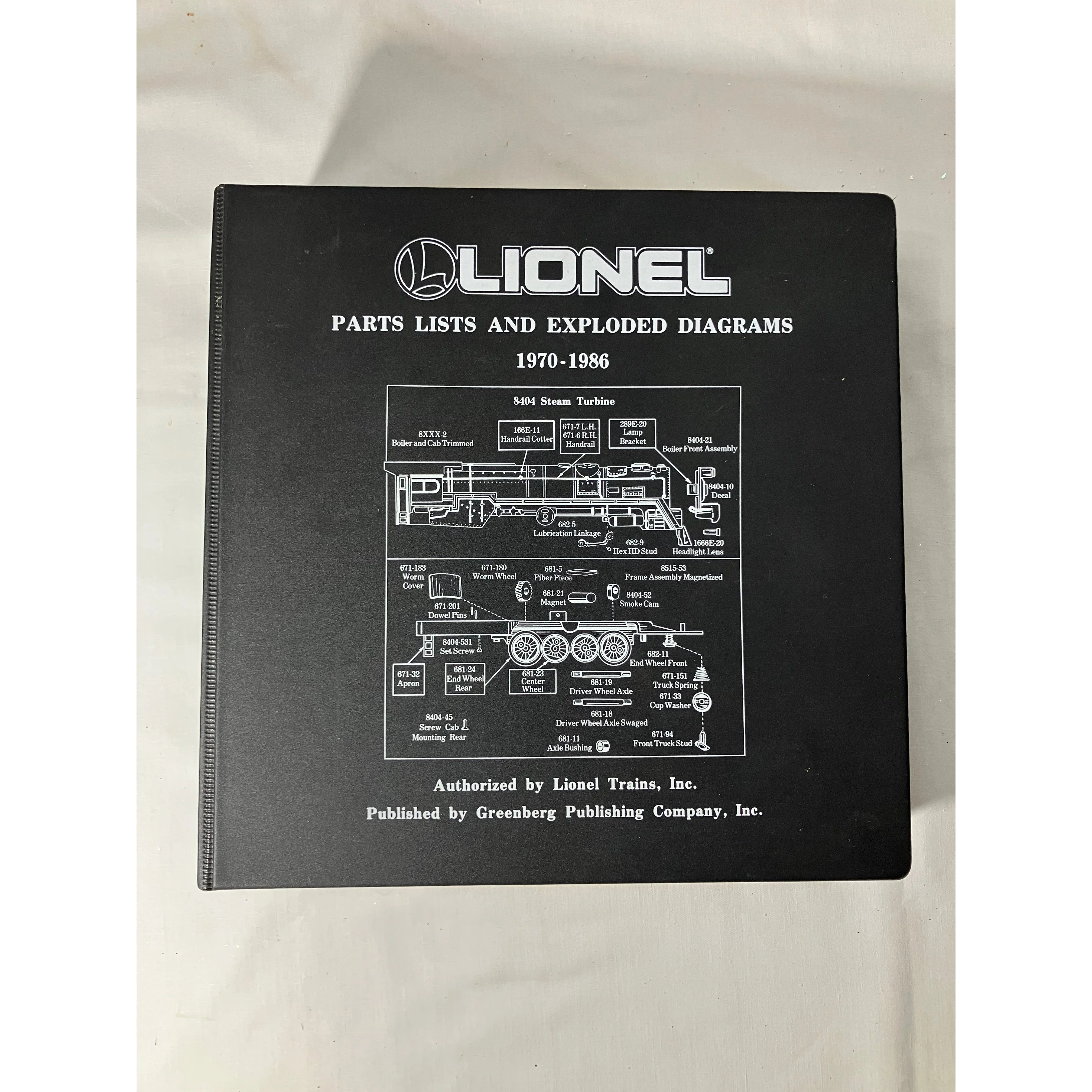 Lionel Parts Lists & Exploded Diagrams 1970-1986 — photo 2