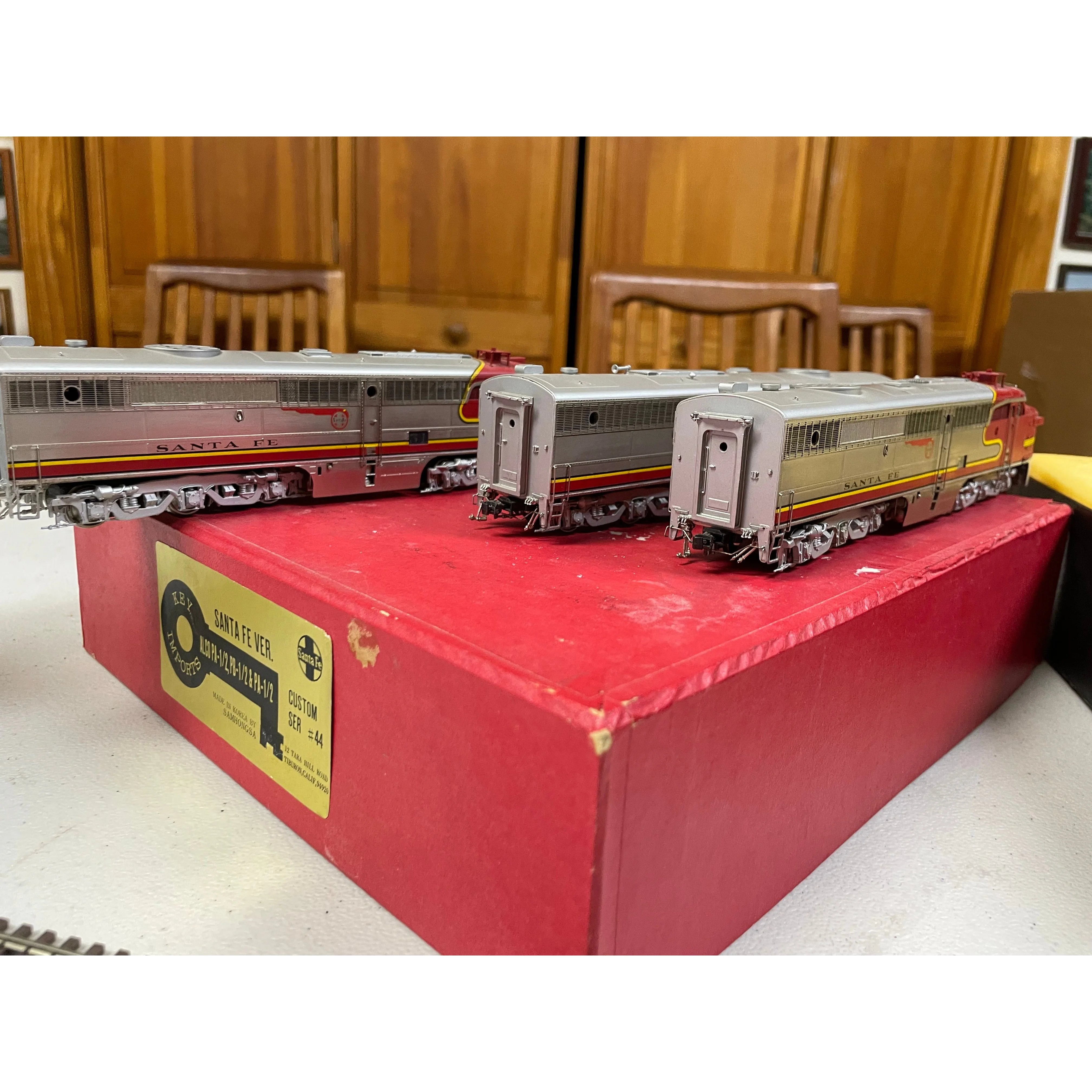 HO BRASS KEY IMPORTS SANTA FE ALCO PA-1/2 PB-1/2 PA-1/2 DIESEL SET LNIB BEAUTIFUL — photo 4