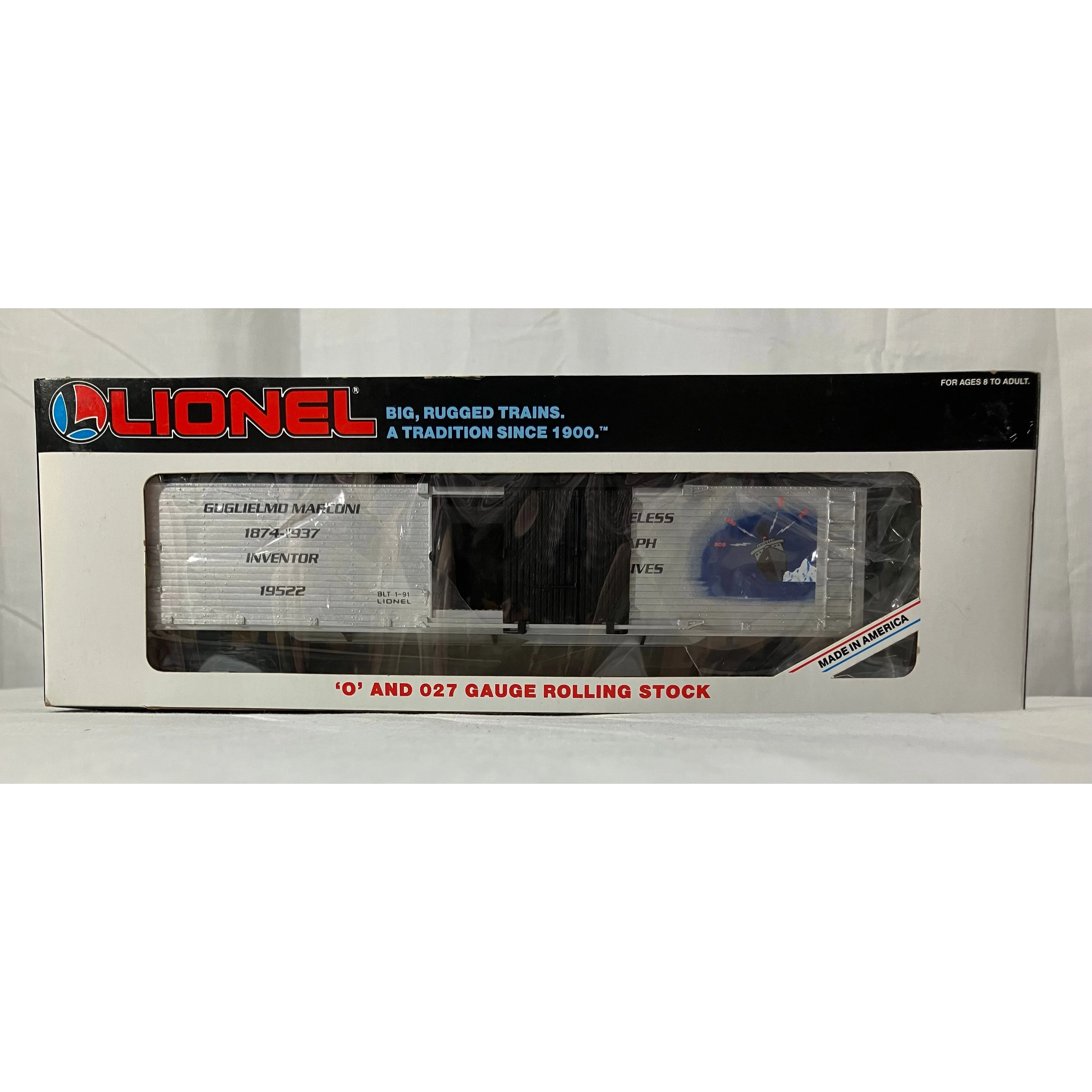 Lionel 6-19522 O scale 3 rail reefer honoring Guglielmo Marconi — photo 7