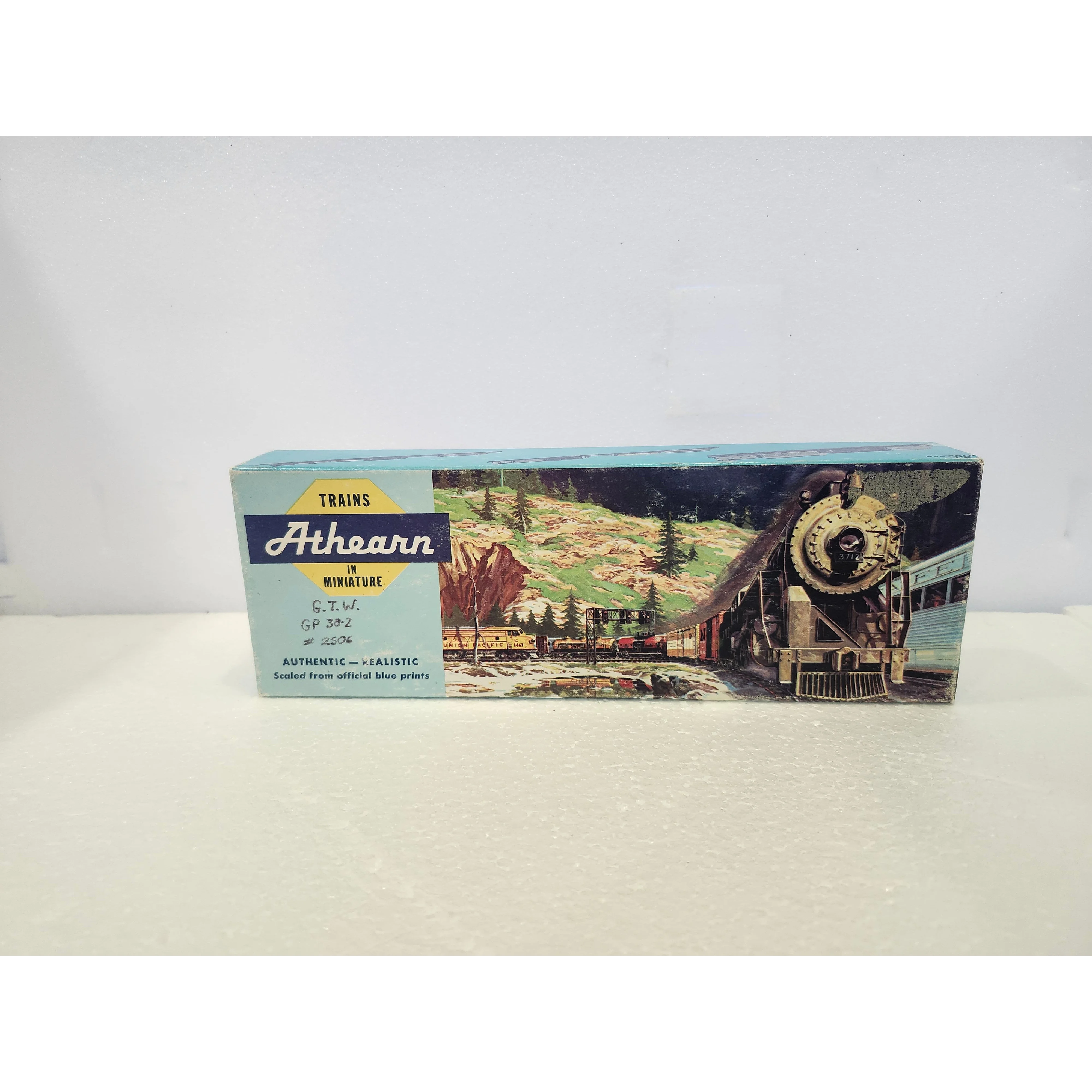 AHM 8 WHEEL HO BURLINGTON GP 30 LOCOTOMIVE