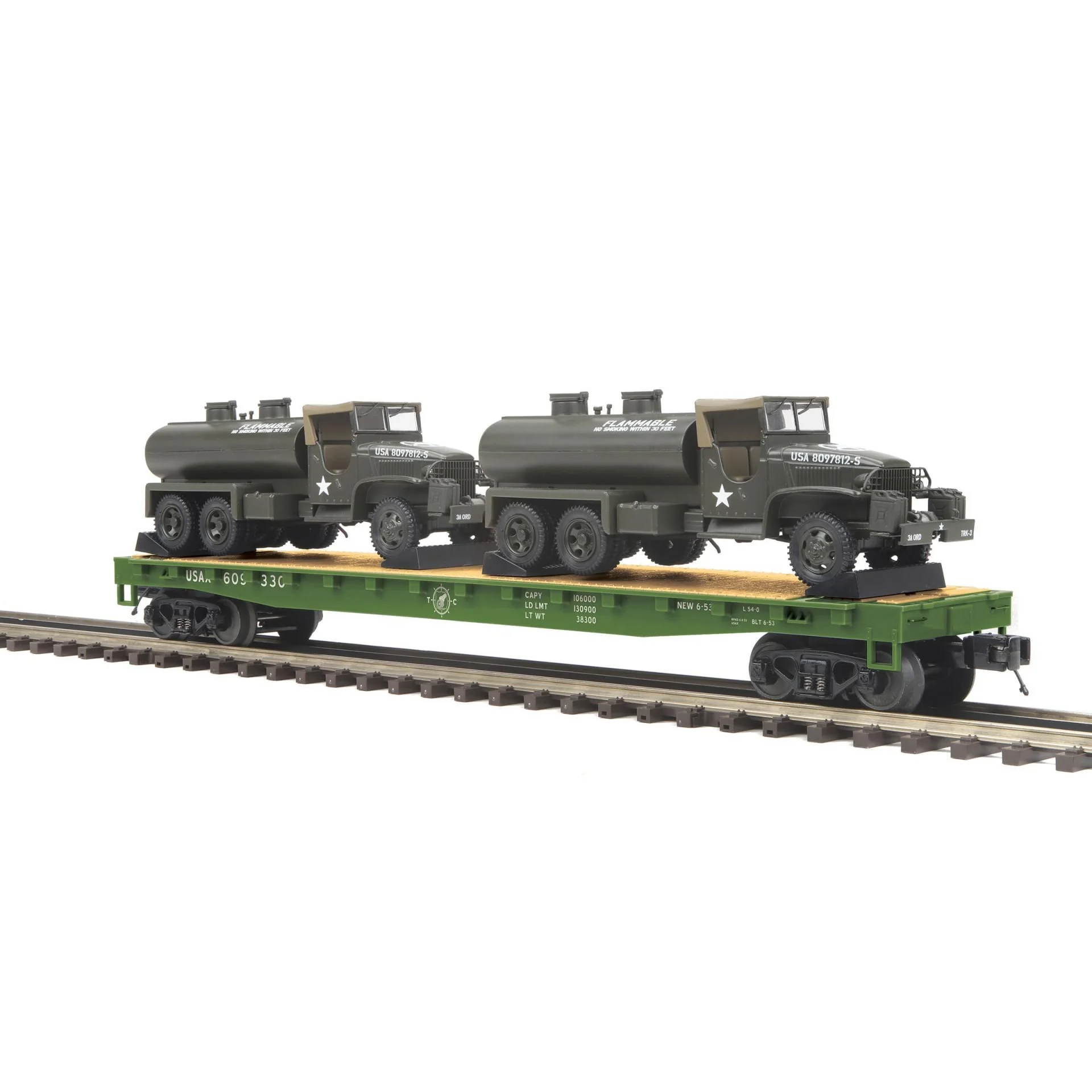 ARMY TANK TRUCKS PREMIER           MTH  PREMIER UNOPENED  2 CARS AVAILABLE - Image 1