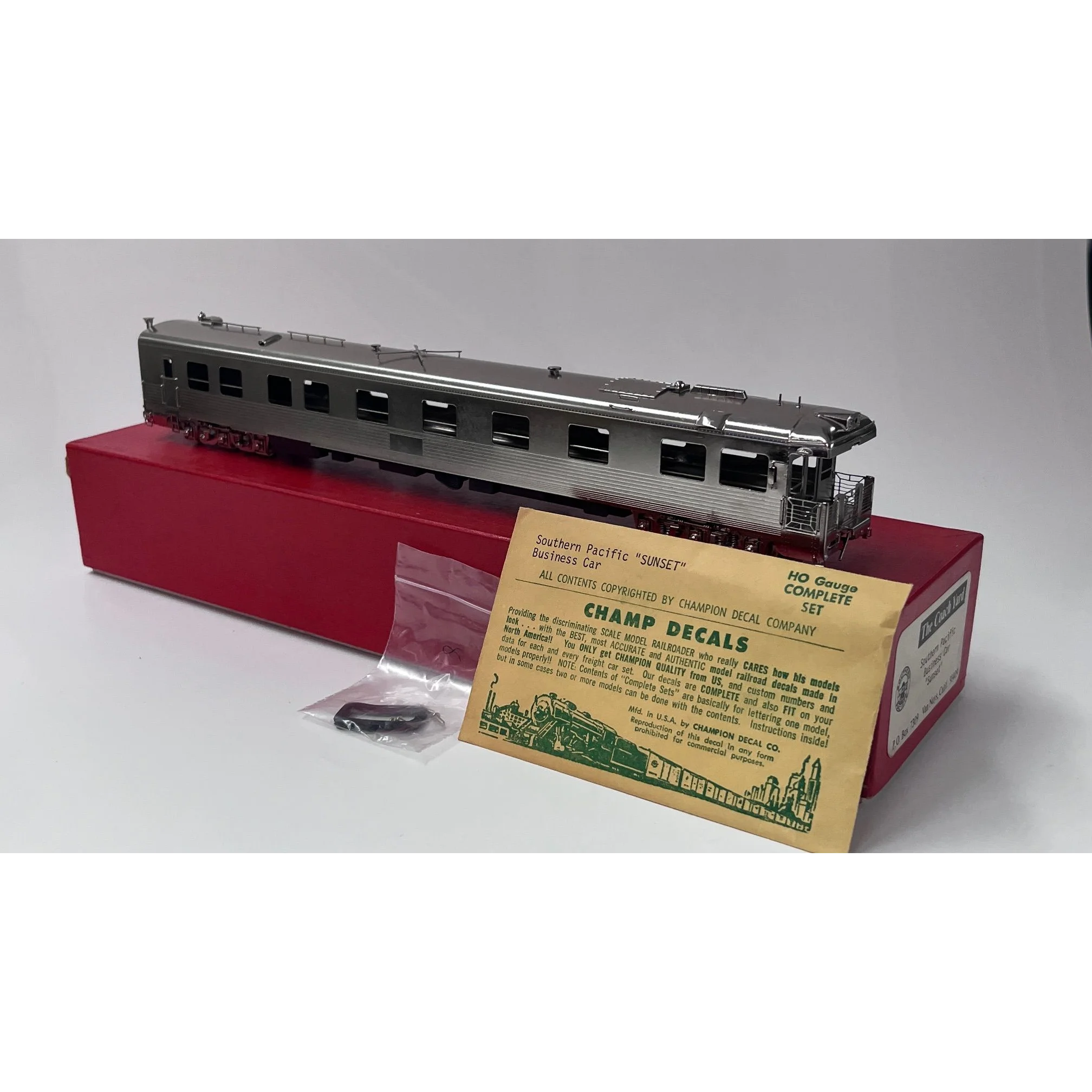 Coach Yard Brass HO Scale Southern Pacific Business Car, "Sunset"