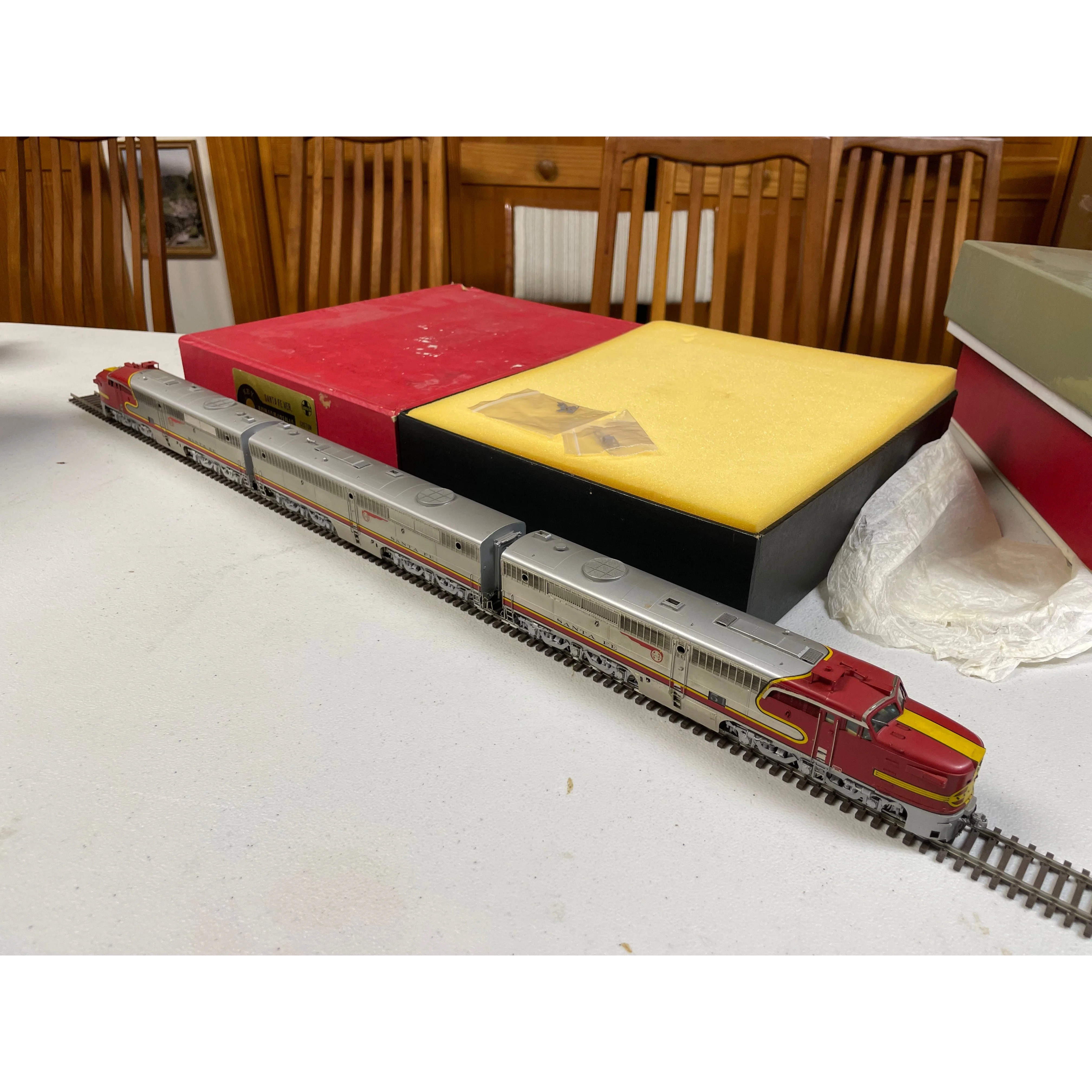 HO BRASS KEY IMPORTS SANTA FE ALCO PA-1/2 PB-1/2 PA-1/2 DIESEL SET LNIB BEAUTIFUL — photo 3