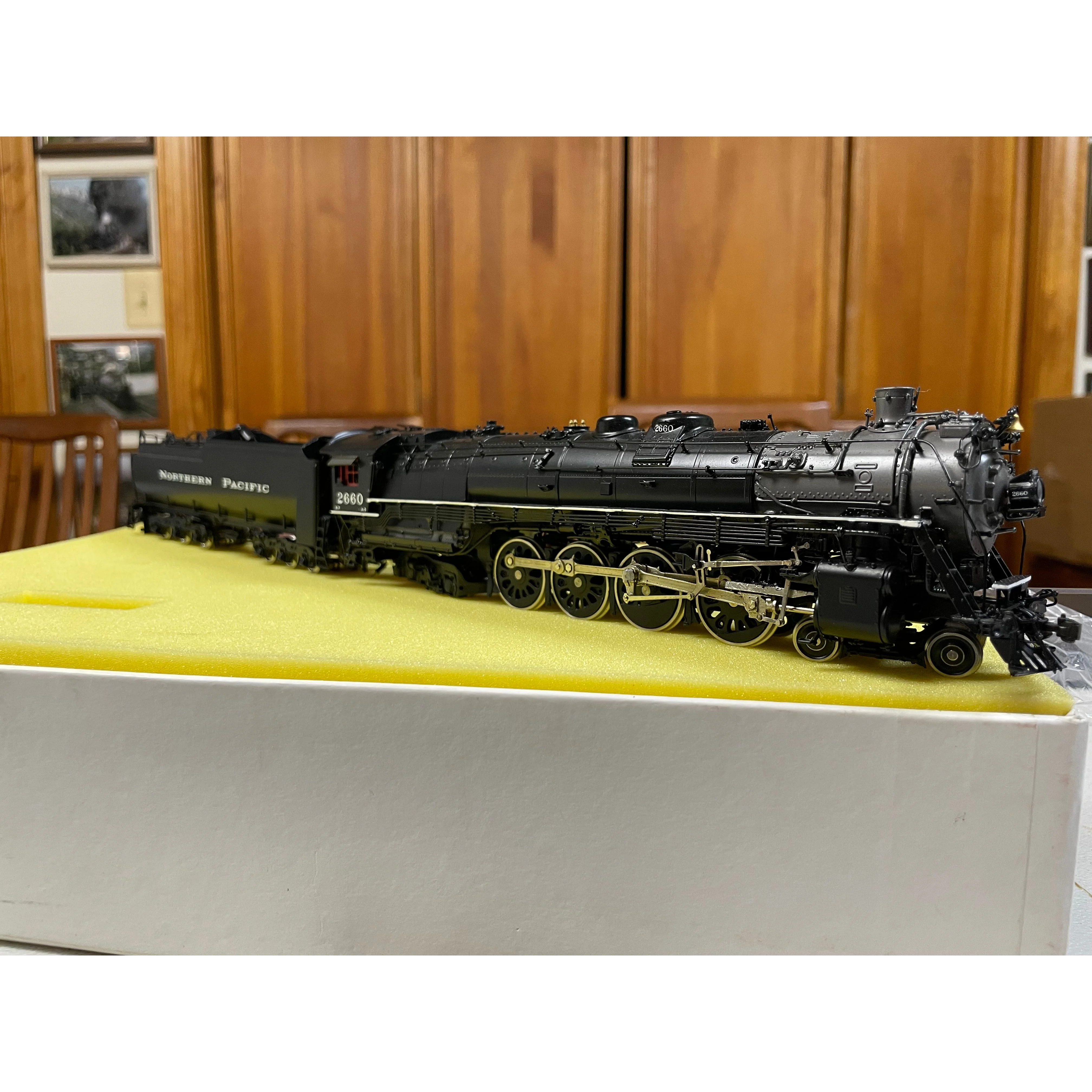 W&R Enterprises Brass Northern Pacific A-3 4-8-4 Steam Locomotive HO Gauge Black F/P — photo 9