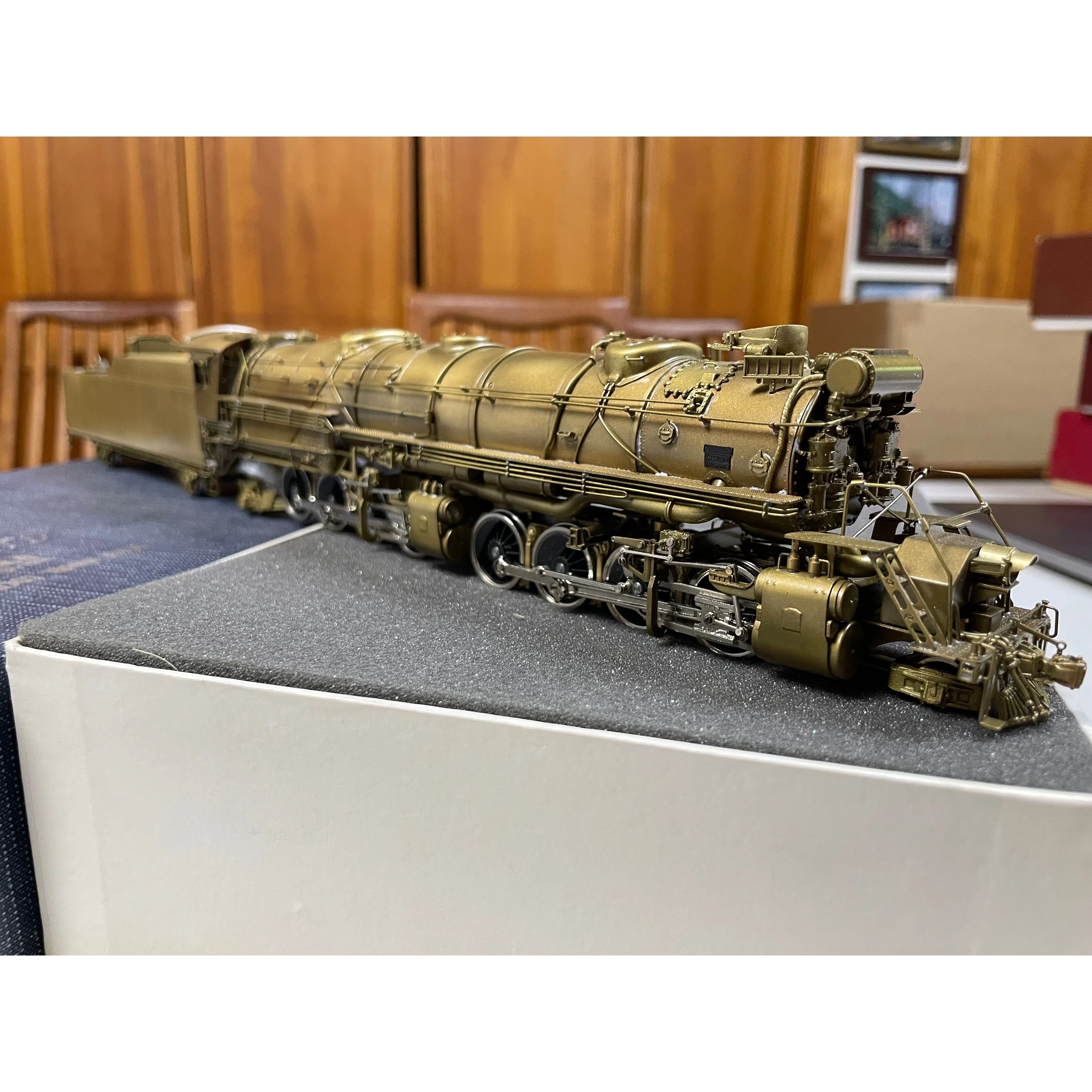 United Scale Models D&RGW L-131 Brass 2-8-8-2 Steam Loco Pacific Fast Mail 1/87 LNIB — photo 11