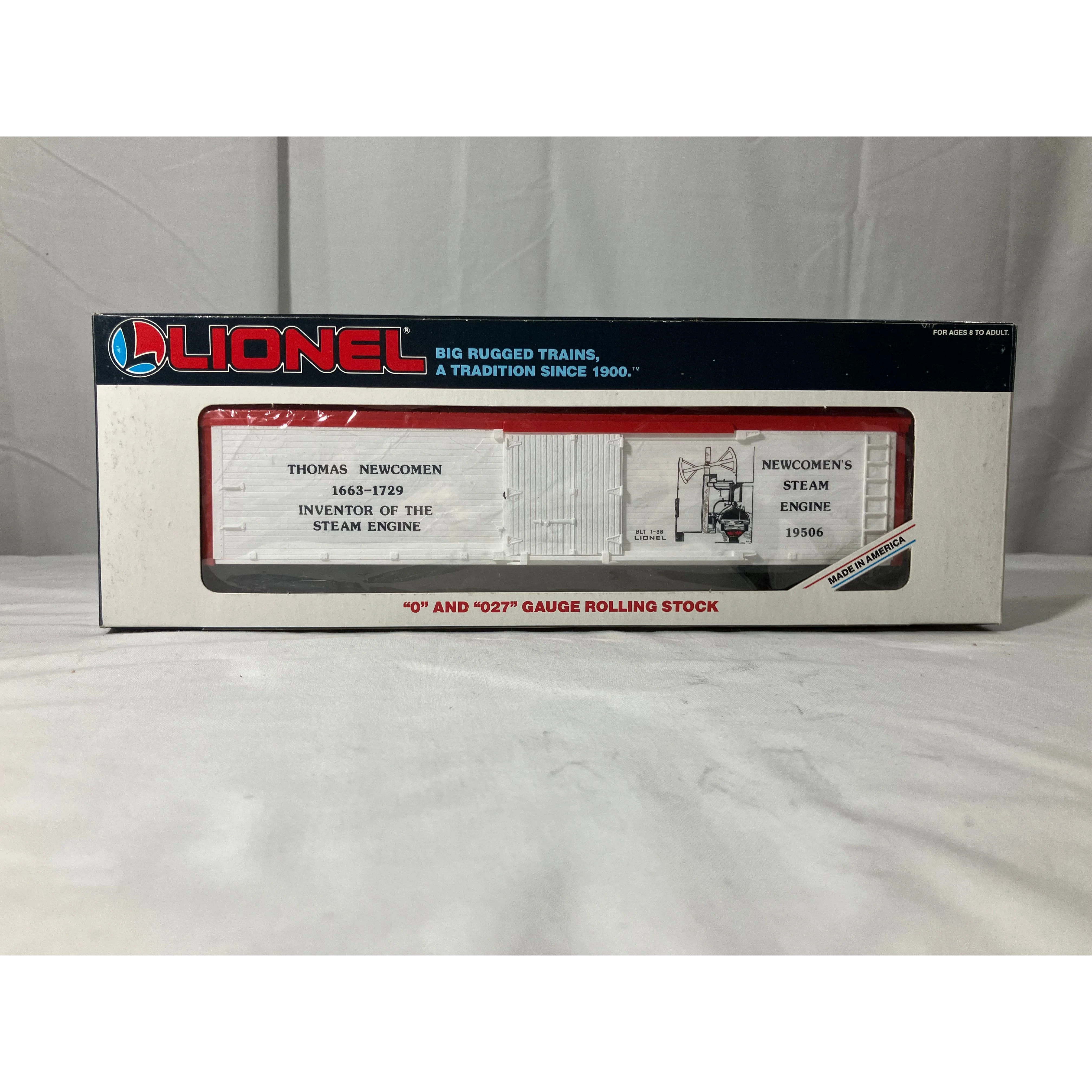 Lionel 6-19506 O scale 3 rail Reefer Thomas Newcomen, steam engine inventor — photo 10