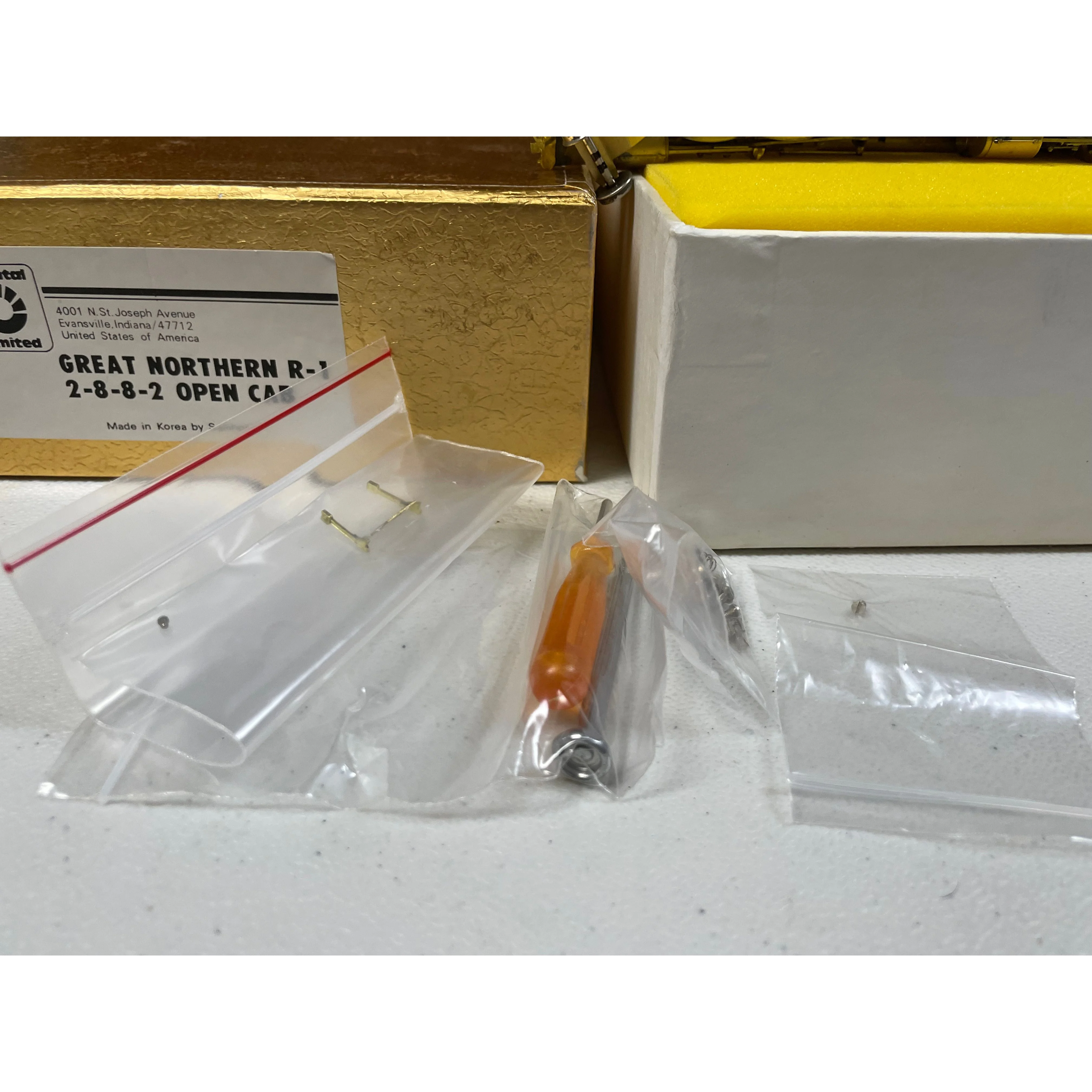 HO BRASS ORIENTAL LIMITED GREAT NORTHERN 2-8-8-2 R-1 OPEN CAB STEAM LOCOMOTIVE NIB — photo 14