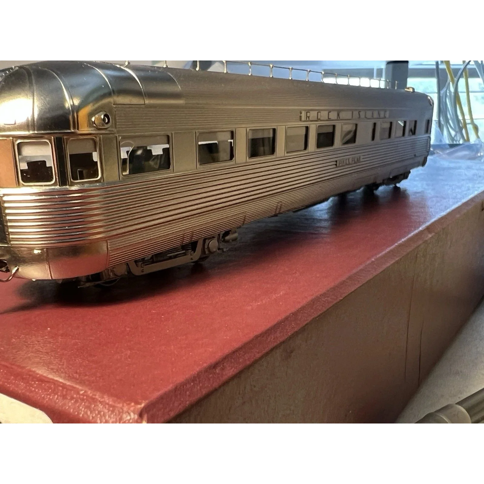 BRASS ROCK ISLAND OBSERVATION PARLOR CAR #453 "PIKES PEAK" 1937 — photo 10