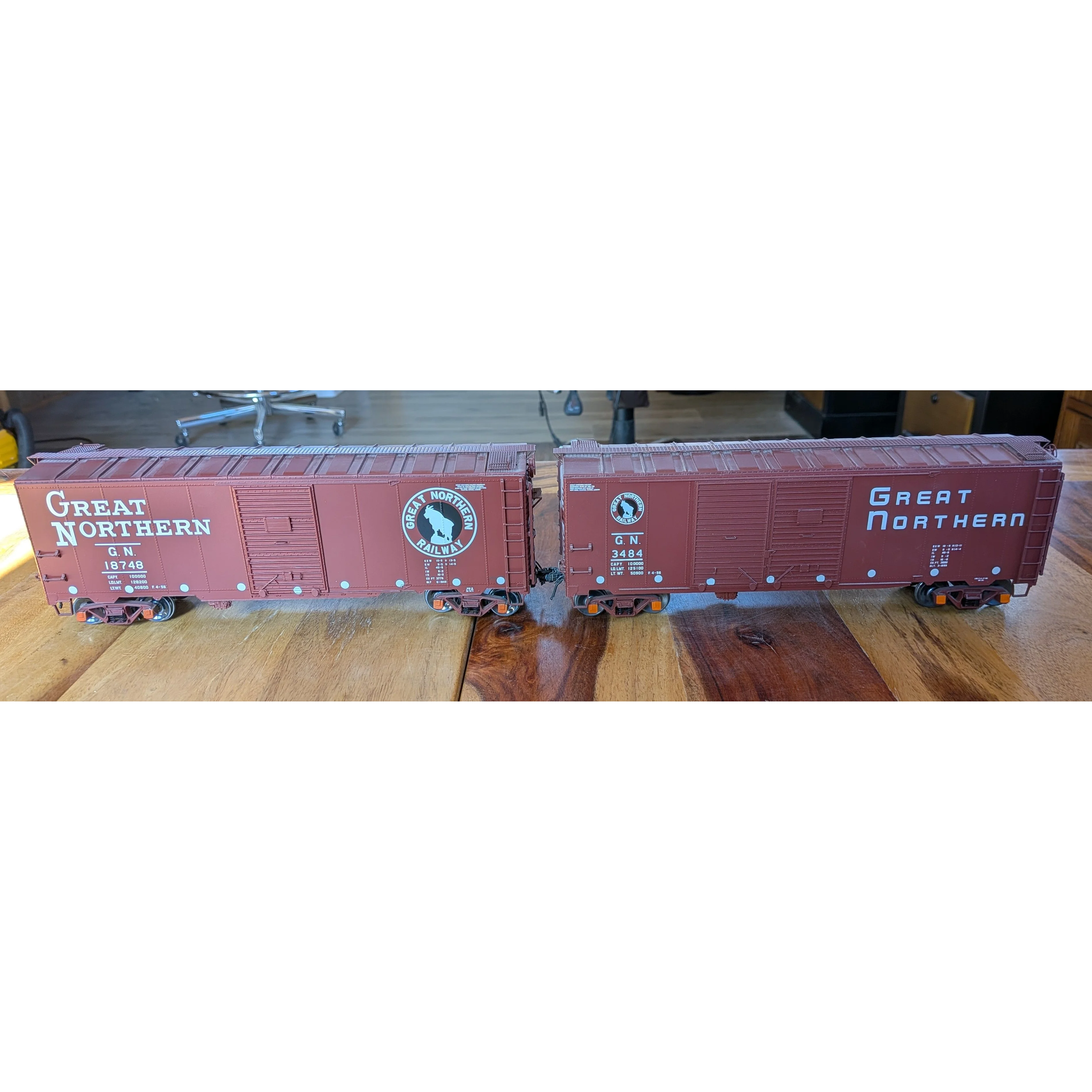 Great Northern 10 car Demostration Boxcar set — photo 5